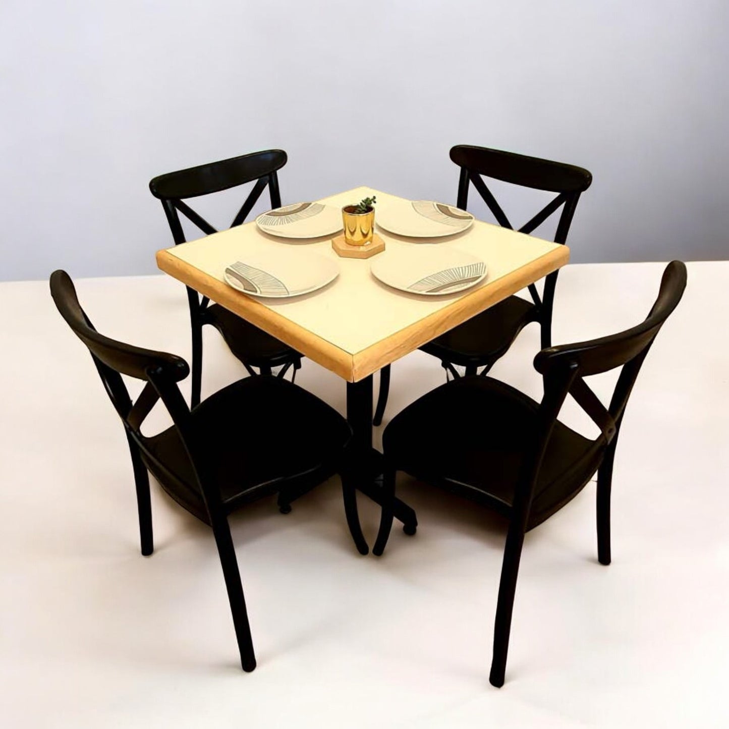 Mesa para restaurante Emboquillada con sillas Diana