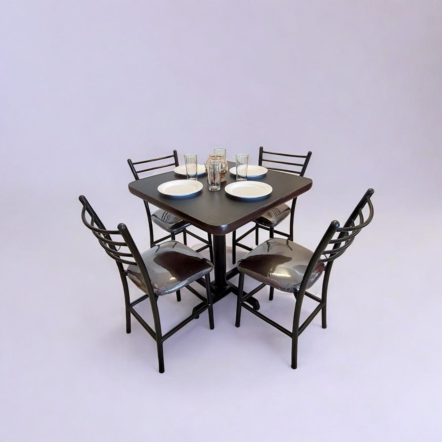 Mesa para restaurante Pvc con sillas María