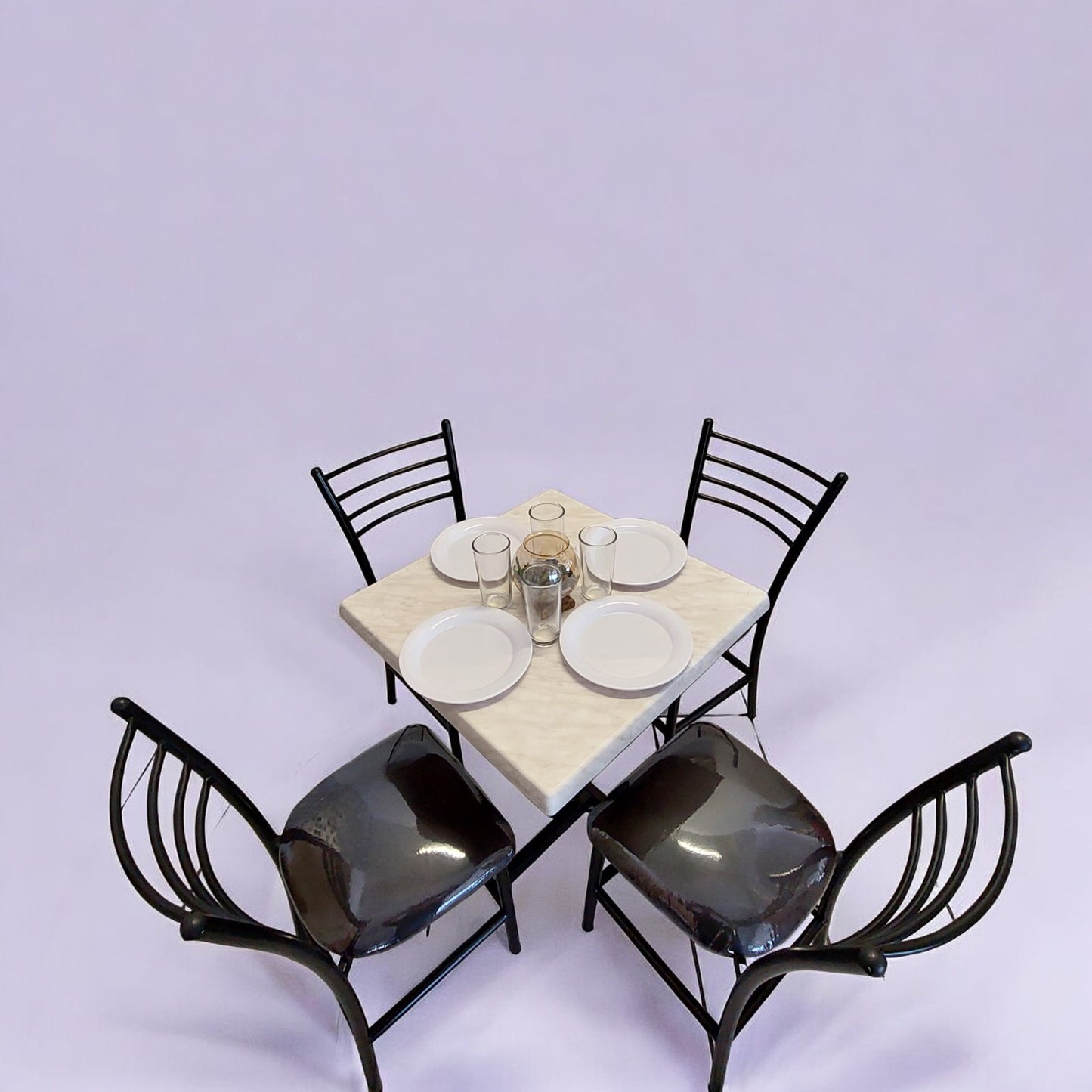 Mesa para restaurante Estratificada 80 con sillas María