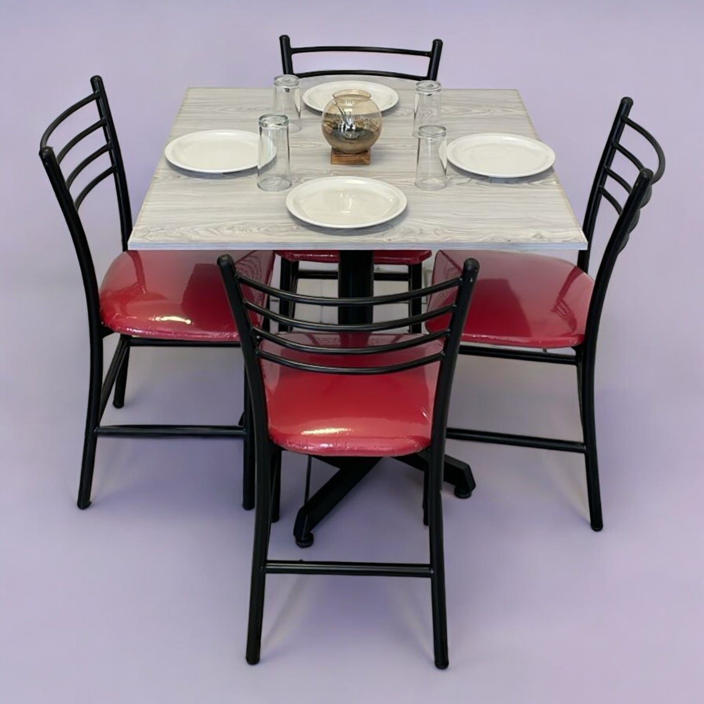 Mesa para restaurante Melanove con sillas María