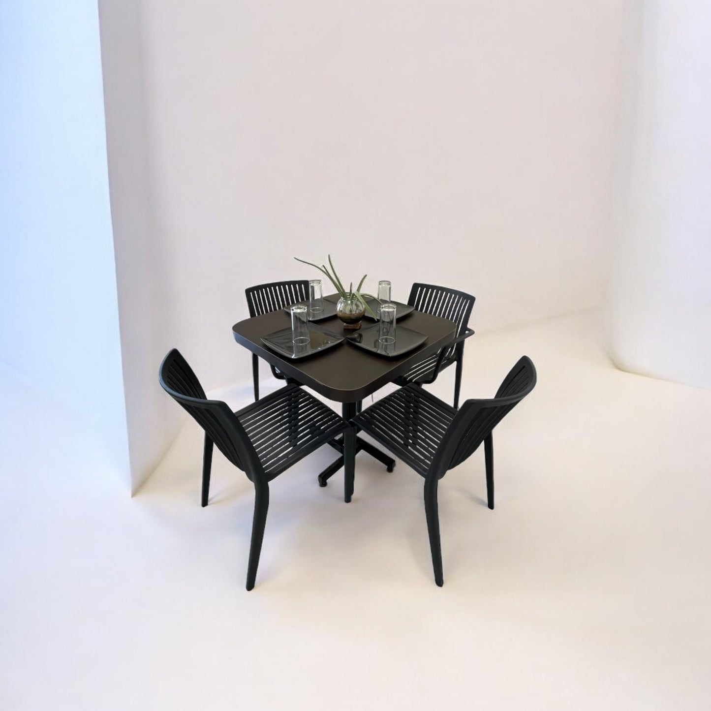 Mesa para restaurante Formaica con sillas Milos