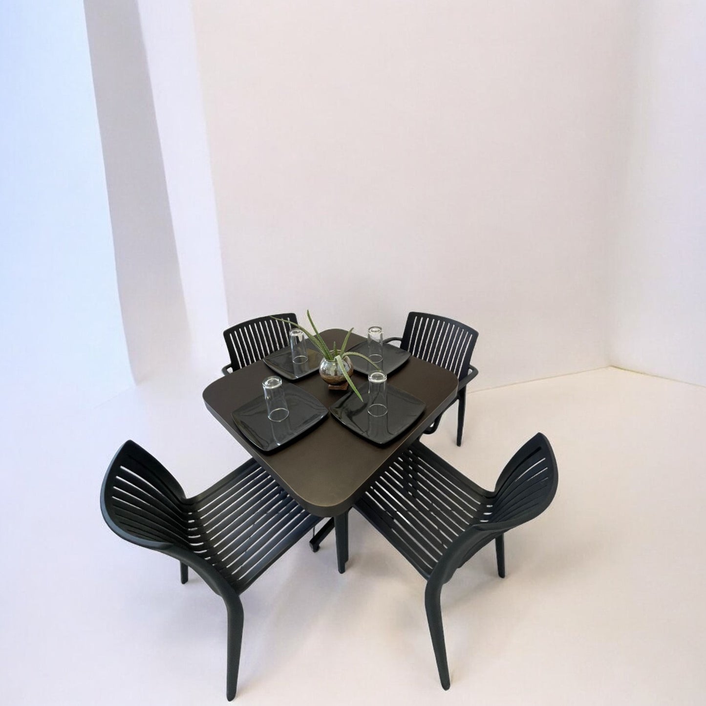 Mesa para restaurante Formaica con sillas Milos
