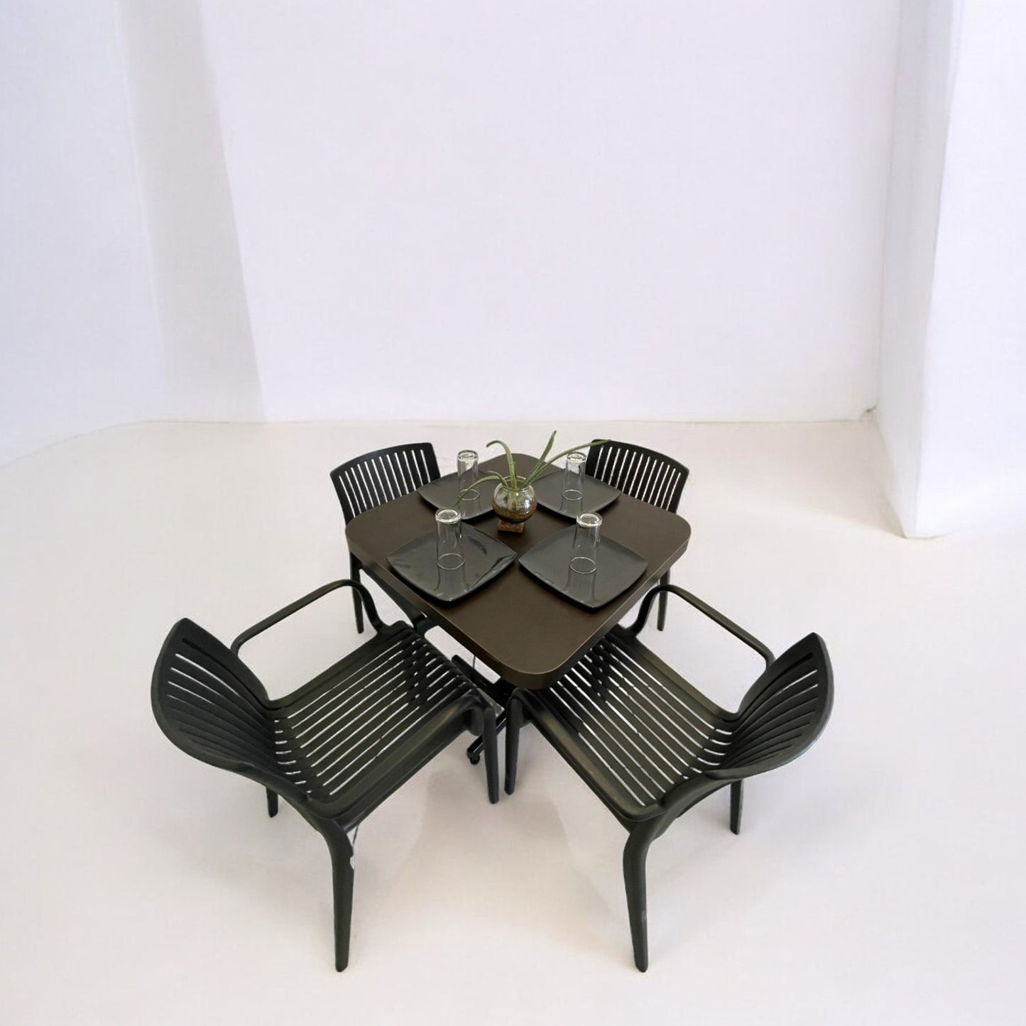 Mesa para restaurante Formaica con sillas Milos