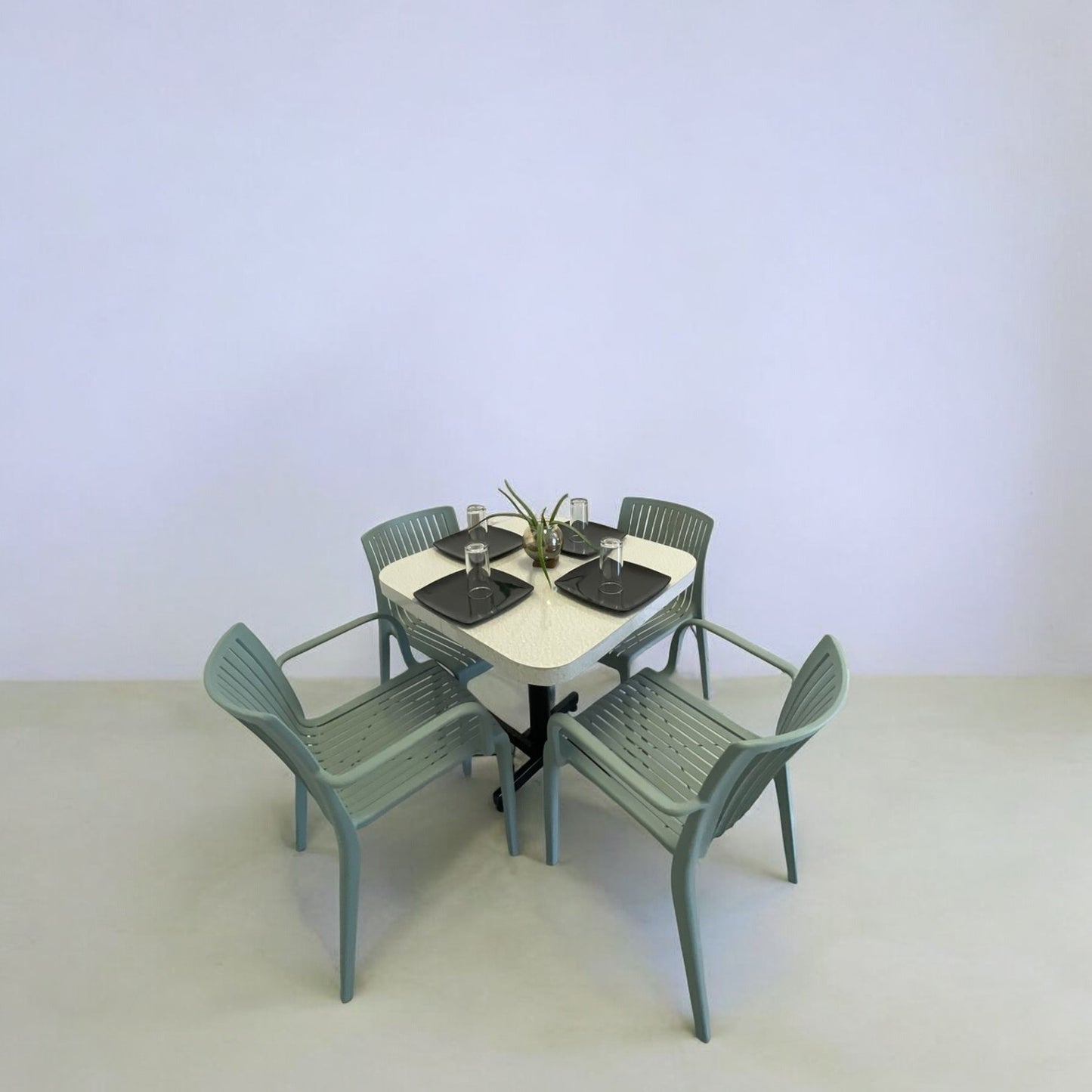 Mesa para restaurante Formaica con sillas Milos