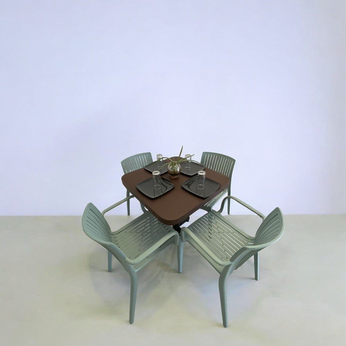 Mesa para restaurante Formaica con sillas Milos