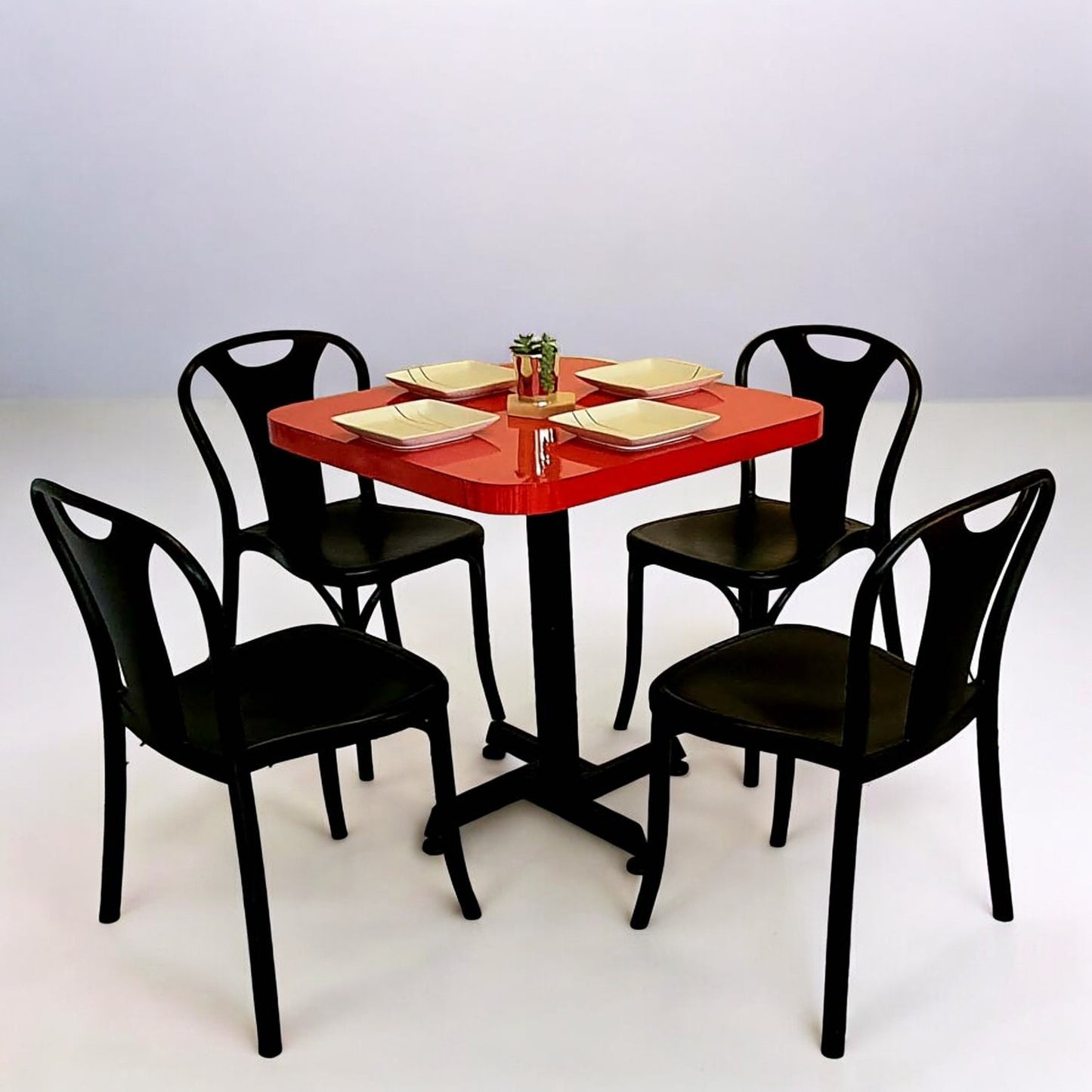Mesa para restaurante Formaica con sillas Sara