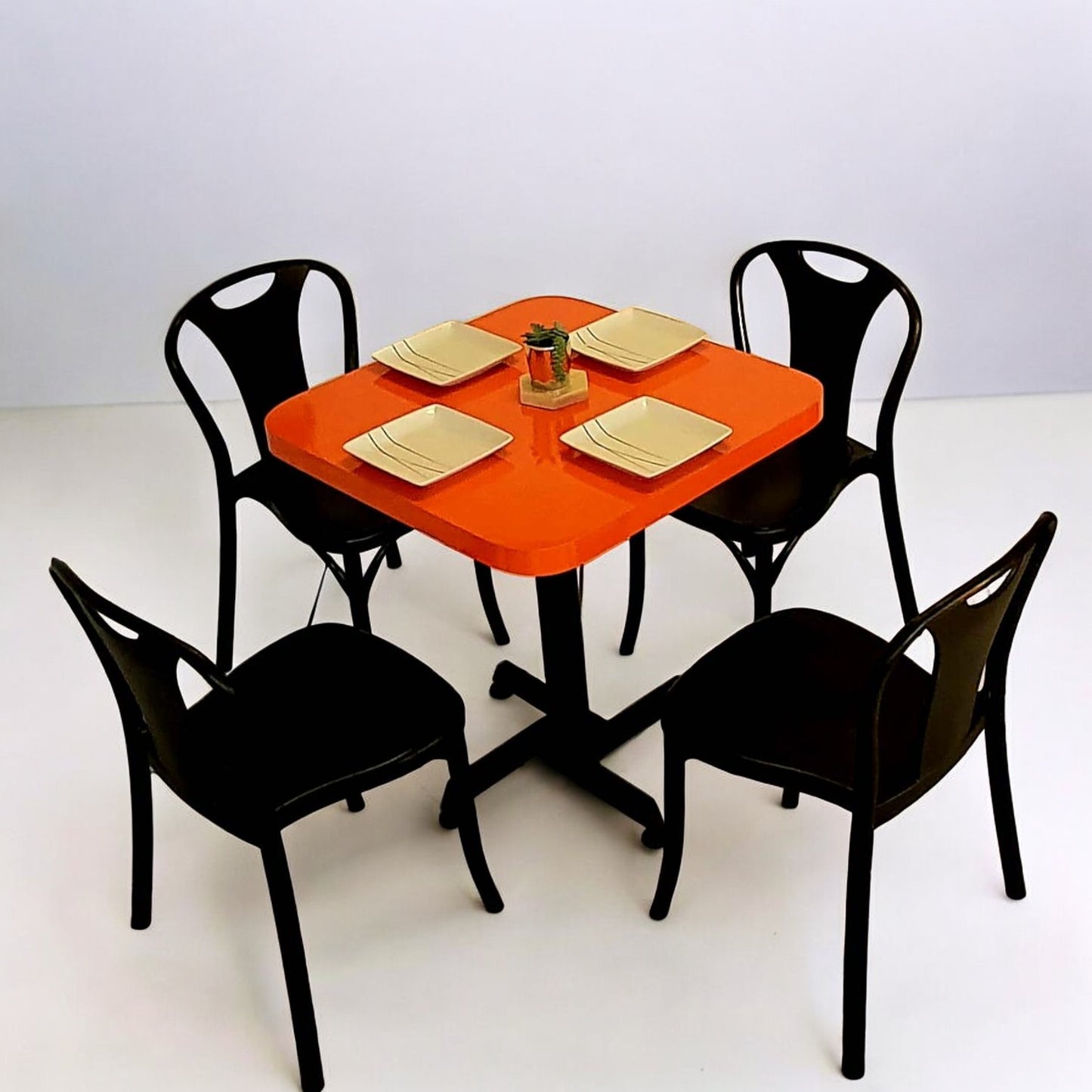 Mesa para restaurante Formaica con sillas Sara