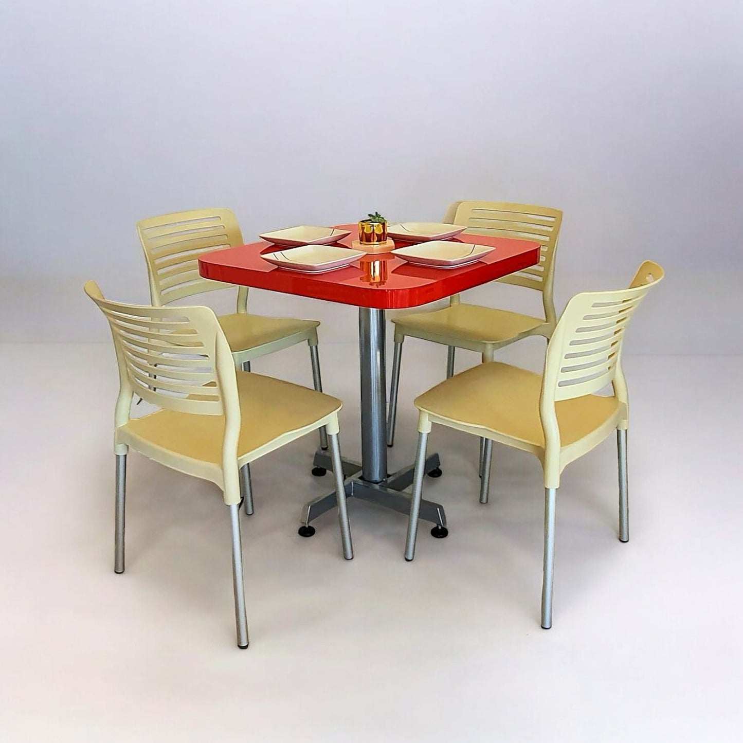 Mesa para restaurante Formaica con sillas Vhania
