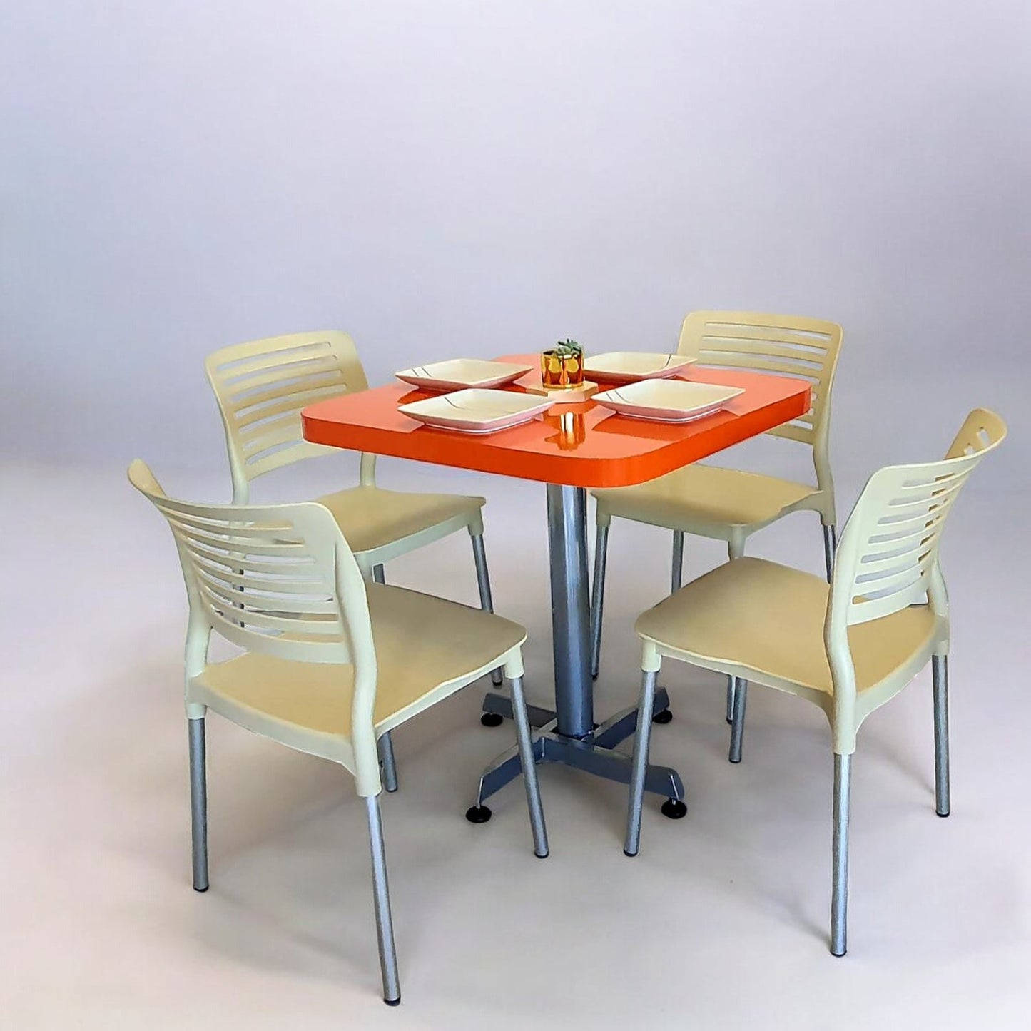 Mesa para restaurante Formaica con sillas Vhania