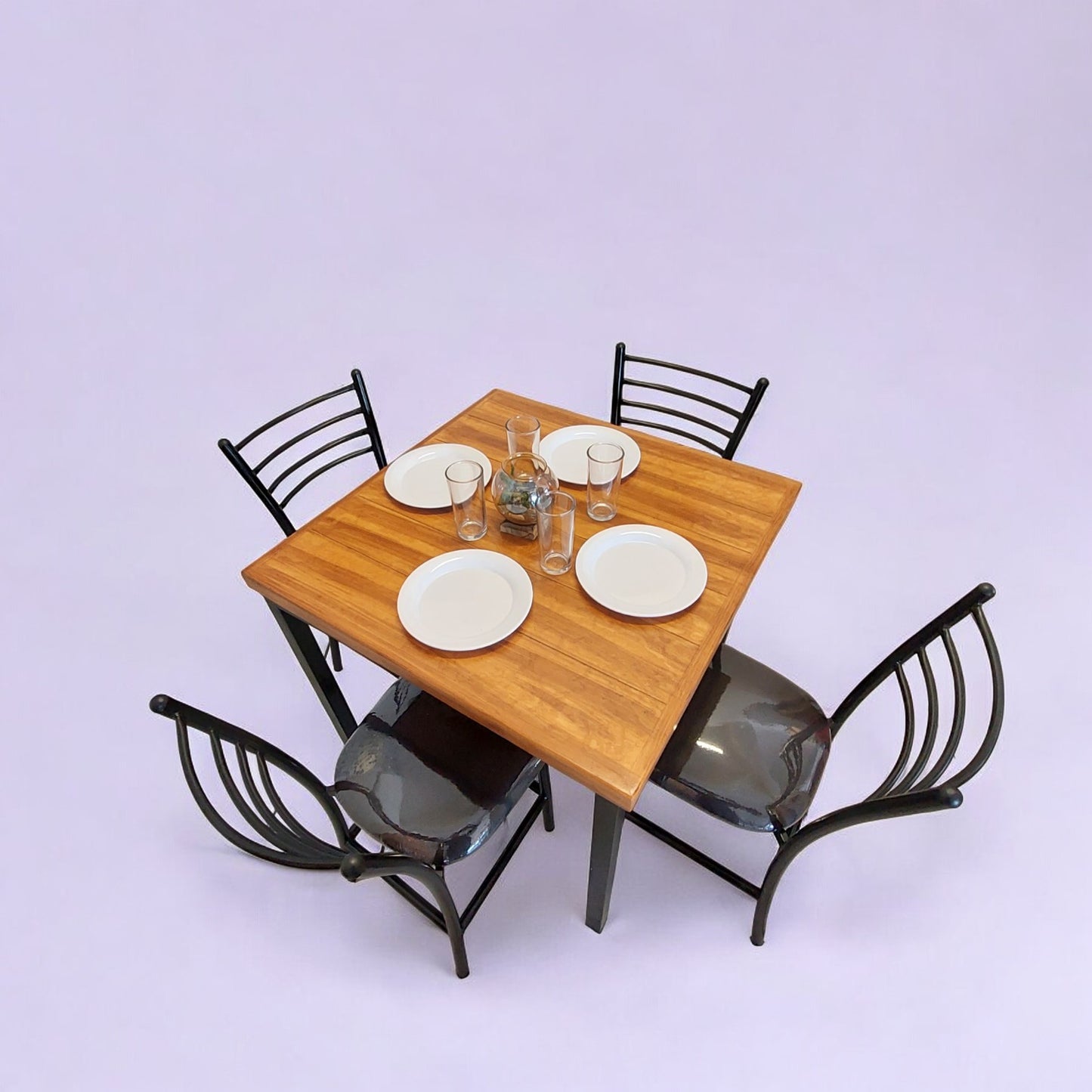 Mesa para restaurante Industrial Vintage 80 con sillas María