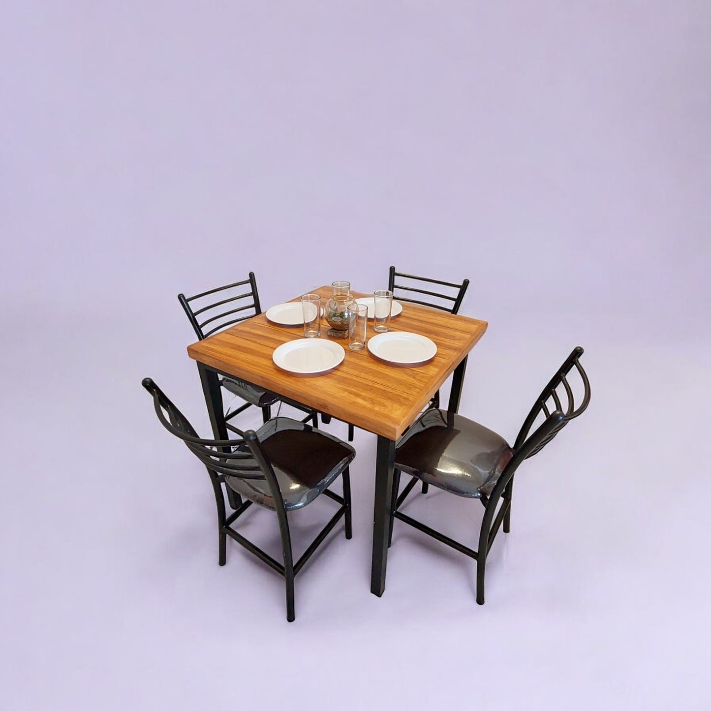 Mesa para restaurante Industrial Vintage 80 con sillas María
