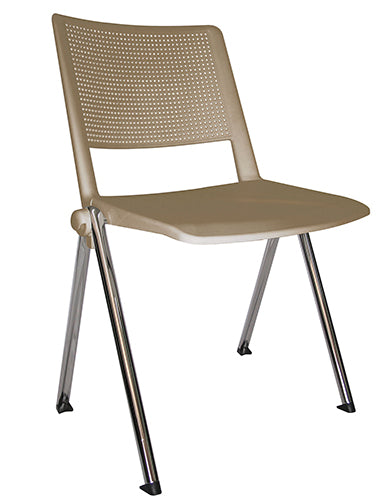 Silla de visita Revolution cromada