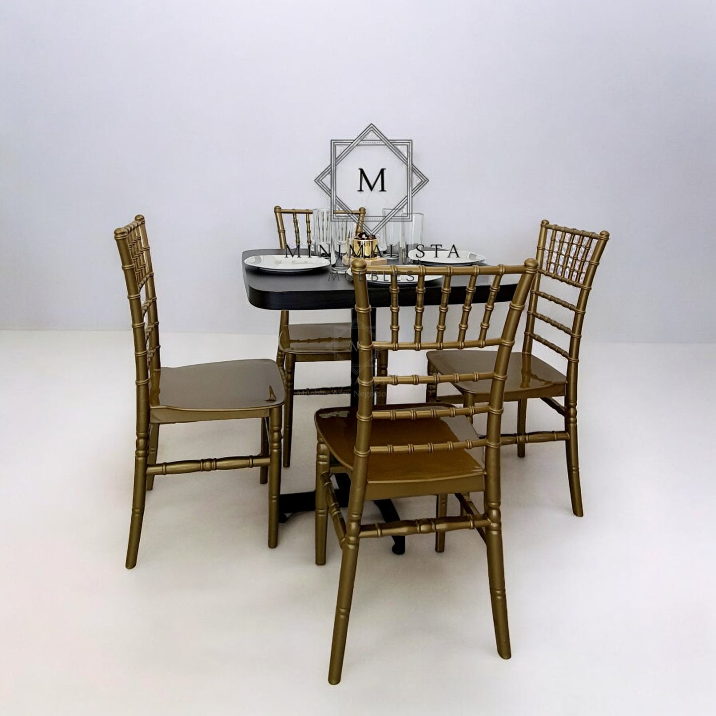 Mesa para restaurante Formaica con sillas Tiffany