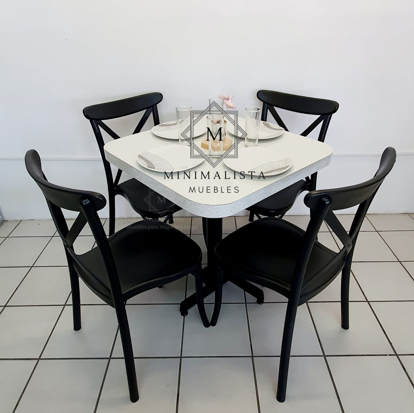Mesa para restaurante Formaica con sillas Diana