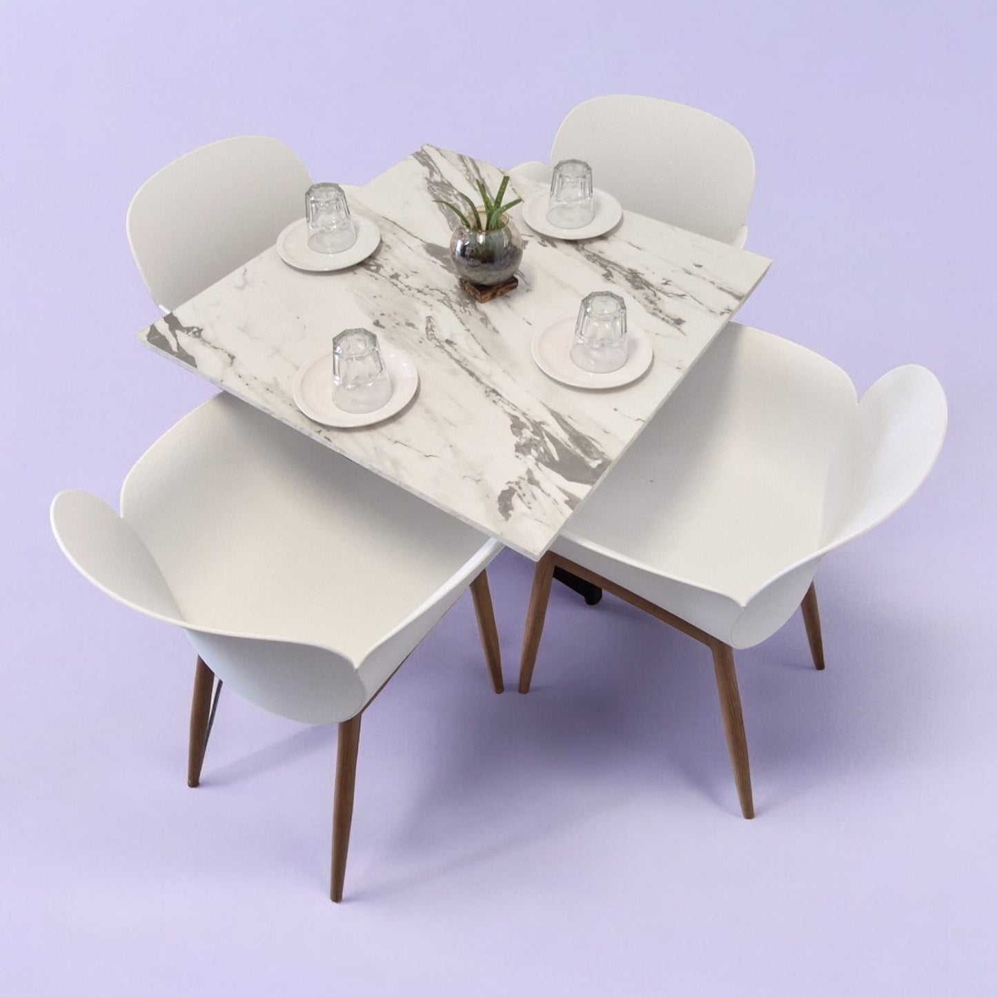 Mesa para restaurante Melanove con sillas Mantova