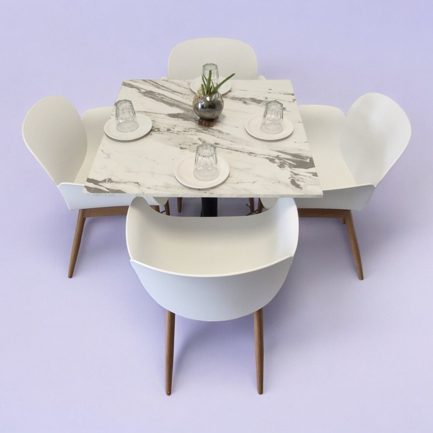 Mesa para restaurante Melanove con sillas Mantova