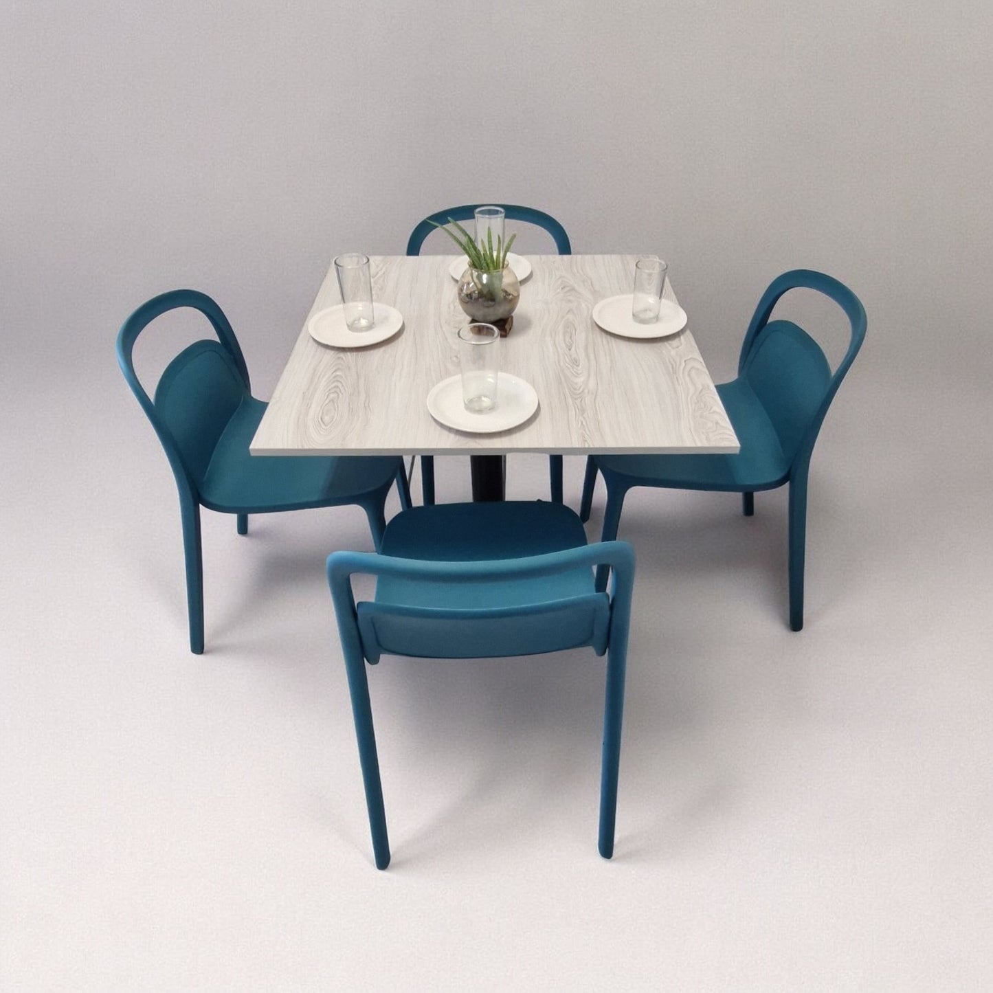 Mesa para restaurnate Melanove con sillas Asti