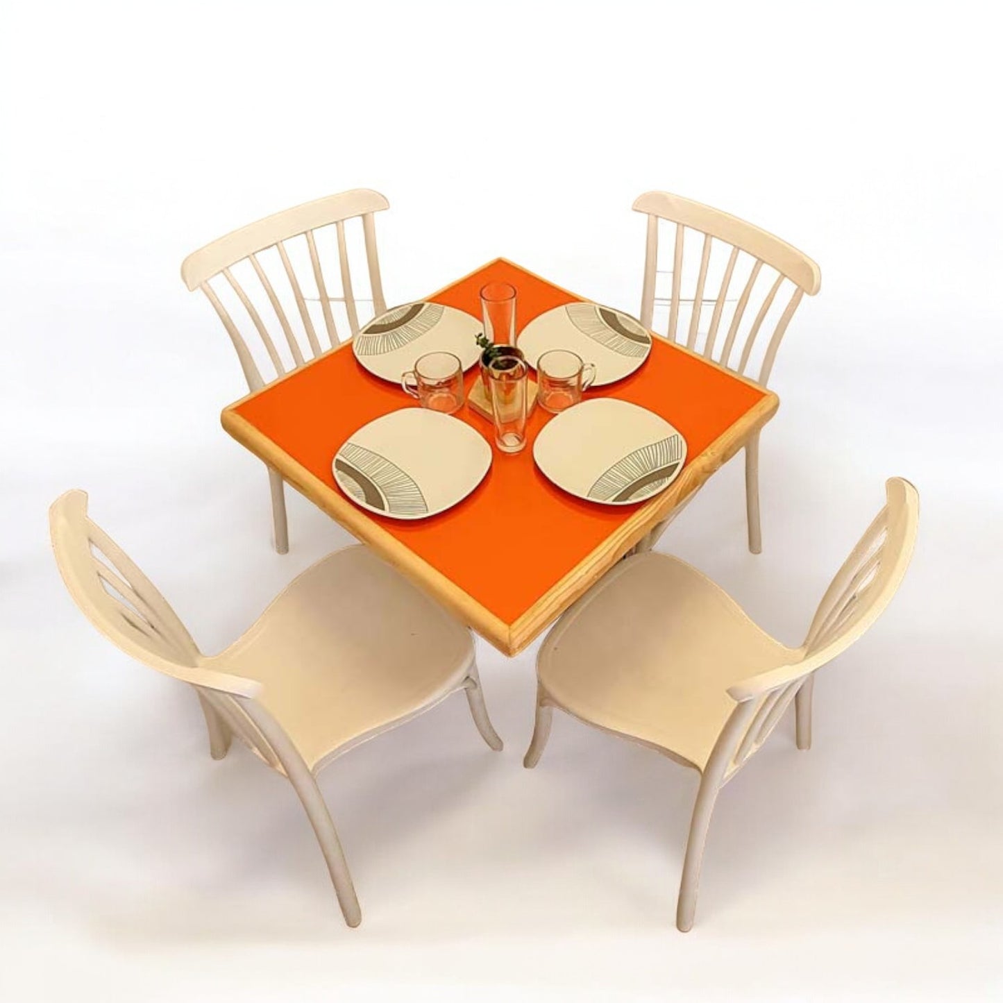 Mesa para restaurante Emboquillada con sillas Aurora