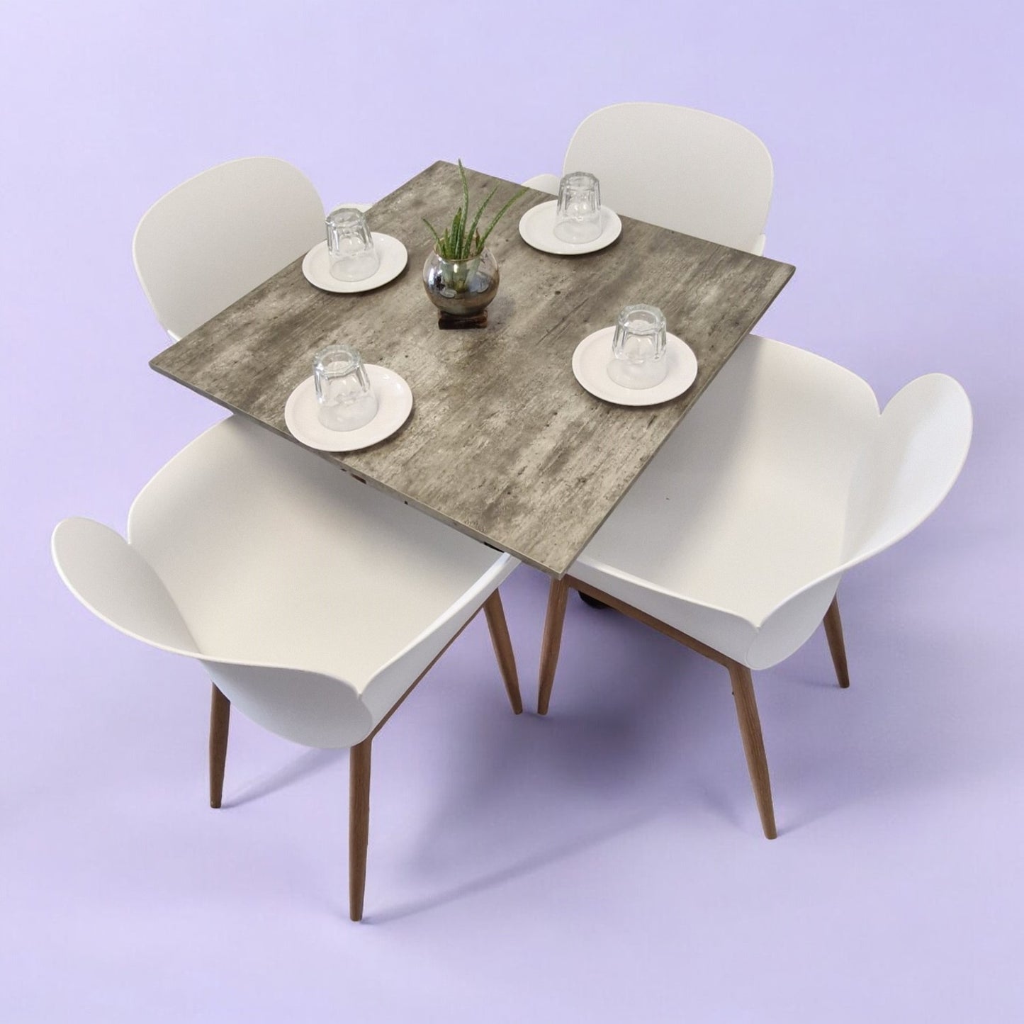 Mesa para restaurante Melanove con sillas Mantova