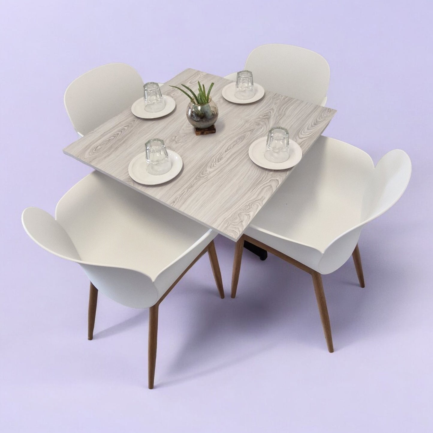 Mesa para restaurante Melanove con sillas Mantova