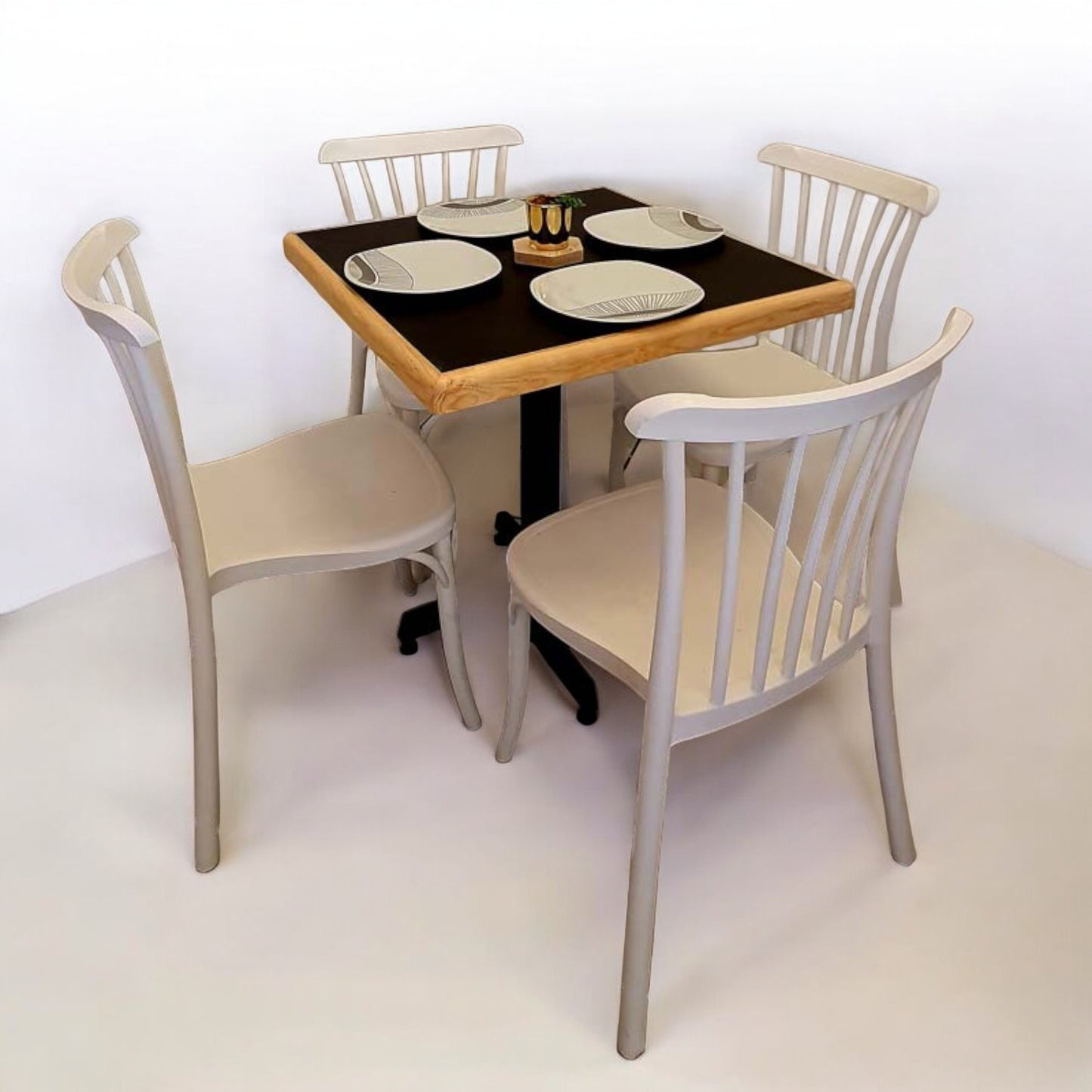Mesa para restaurante Emboquillada con sillas Aurora