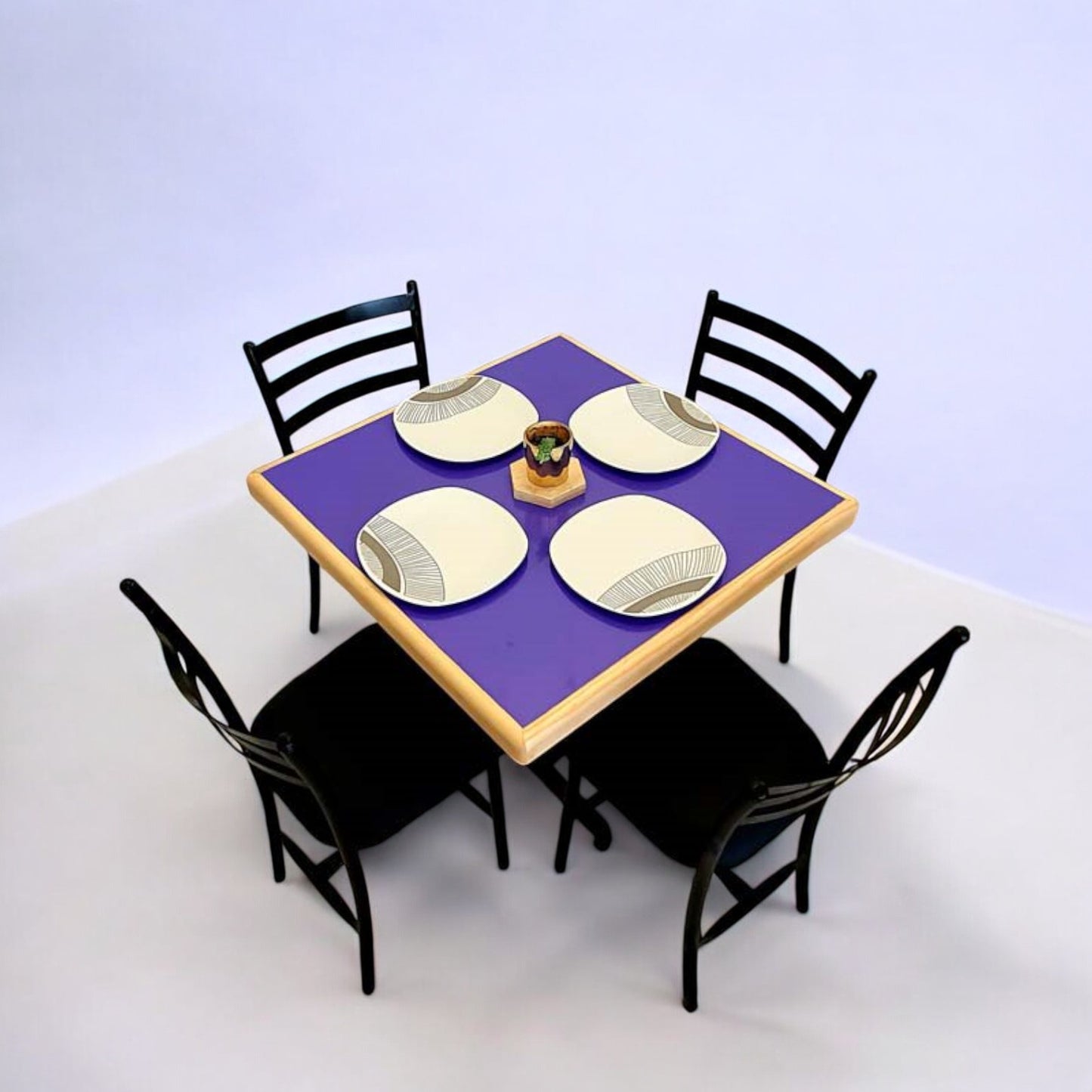 Mesa para restaurante Emboquillada con sillas Dux