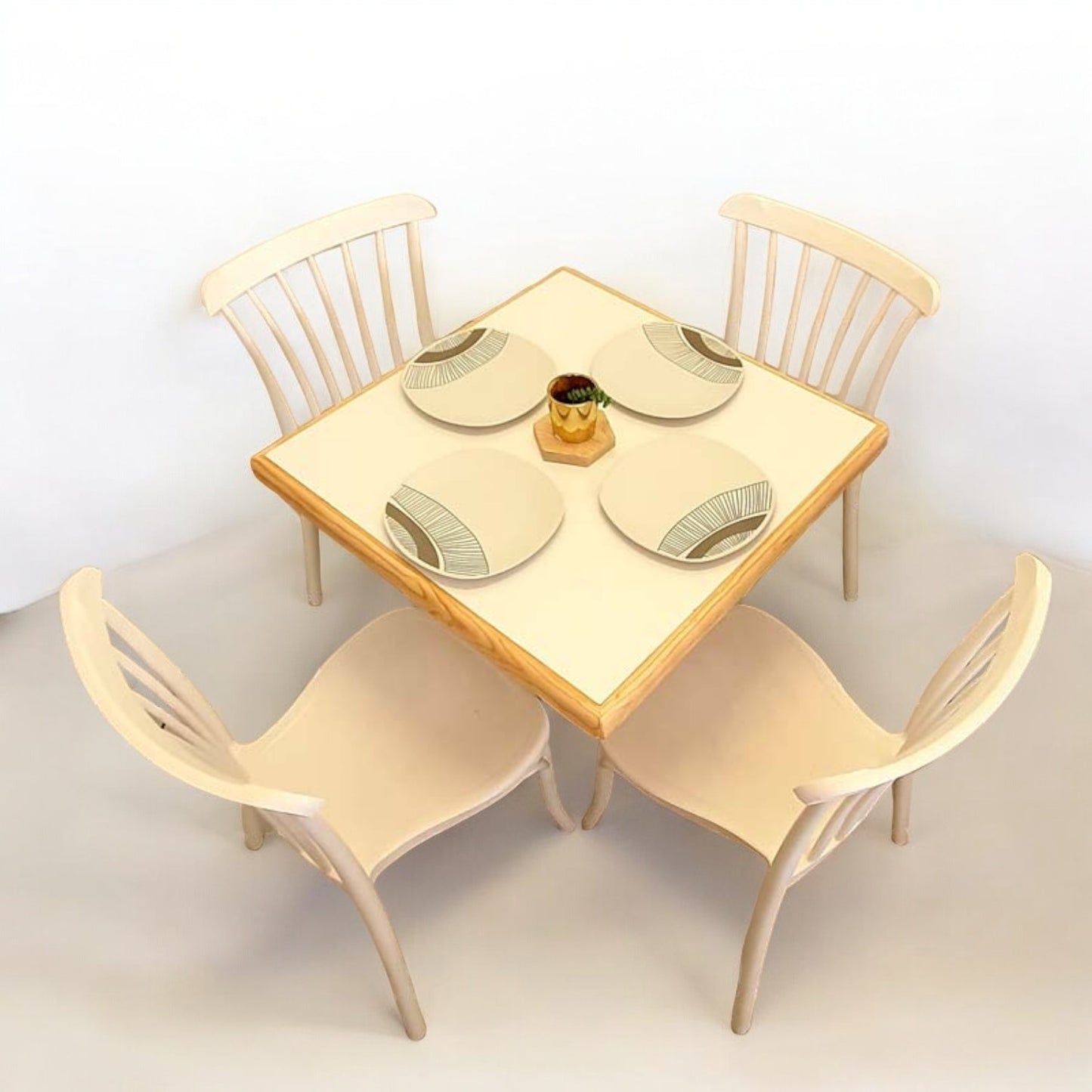 Mesa para restaurante Emboquillada con sillas Aurora