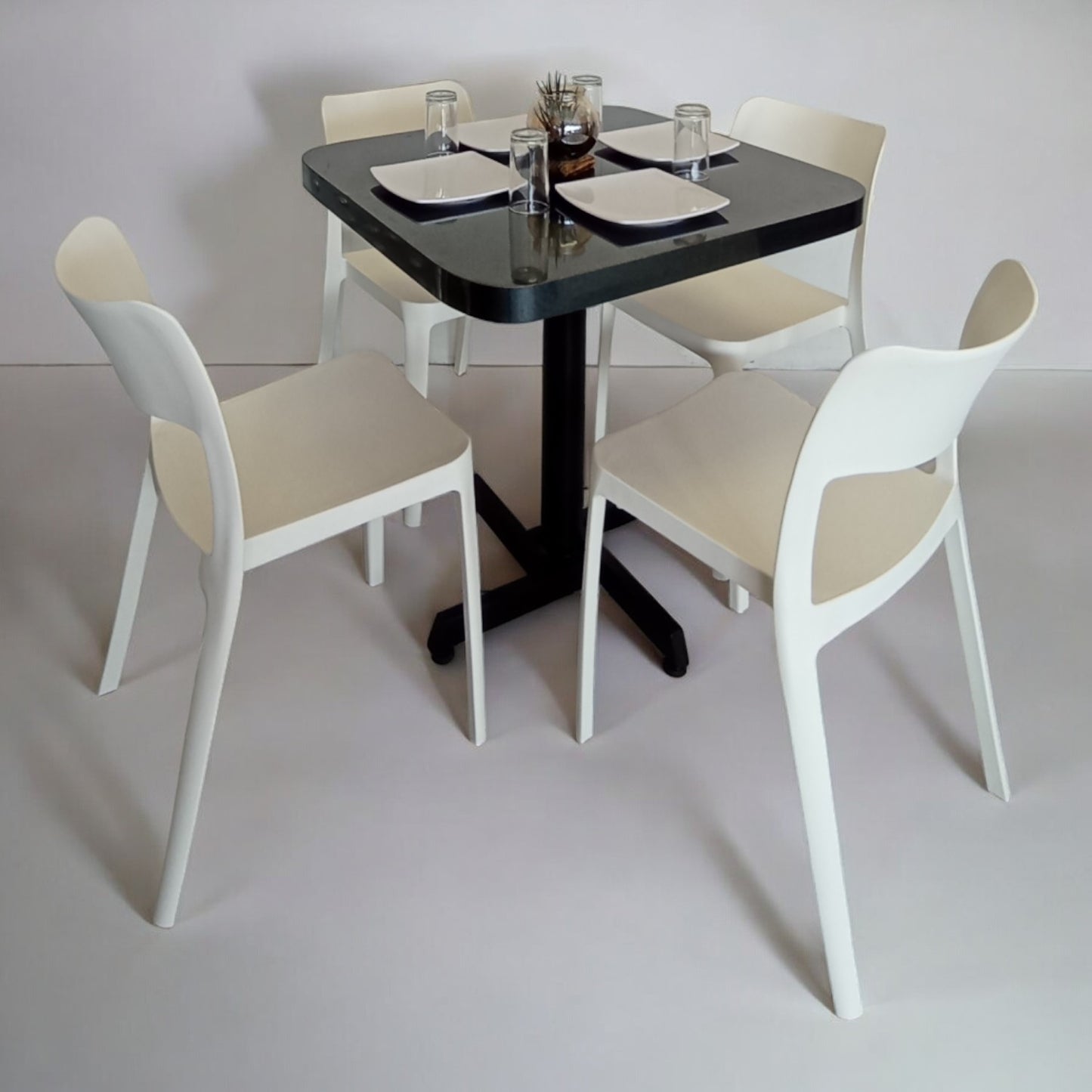 Mesa para restaurante Formaica con sillas Lavie