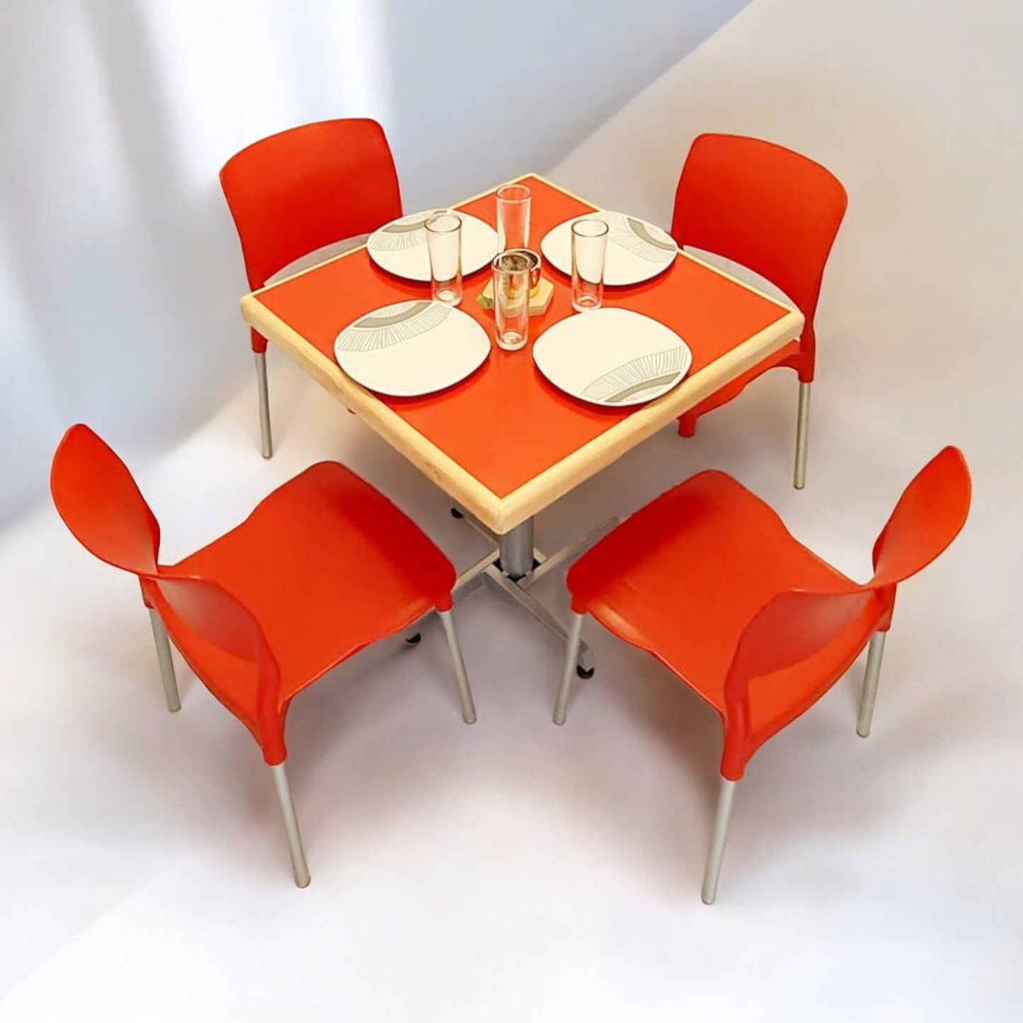 Mesa para restaurante Emboquillada con sillas Frida