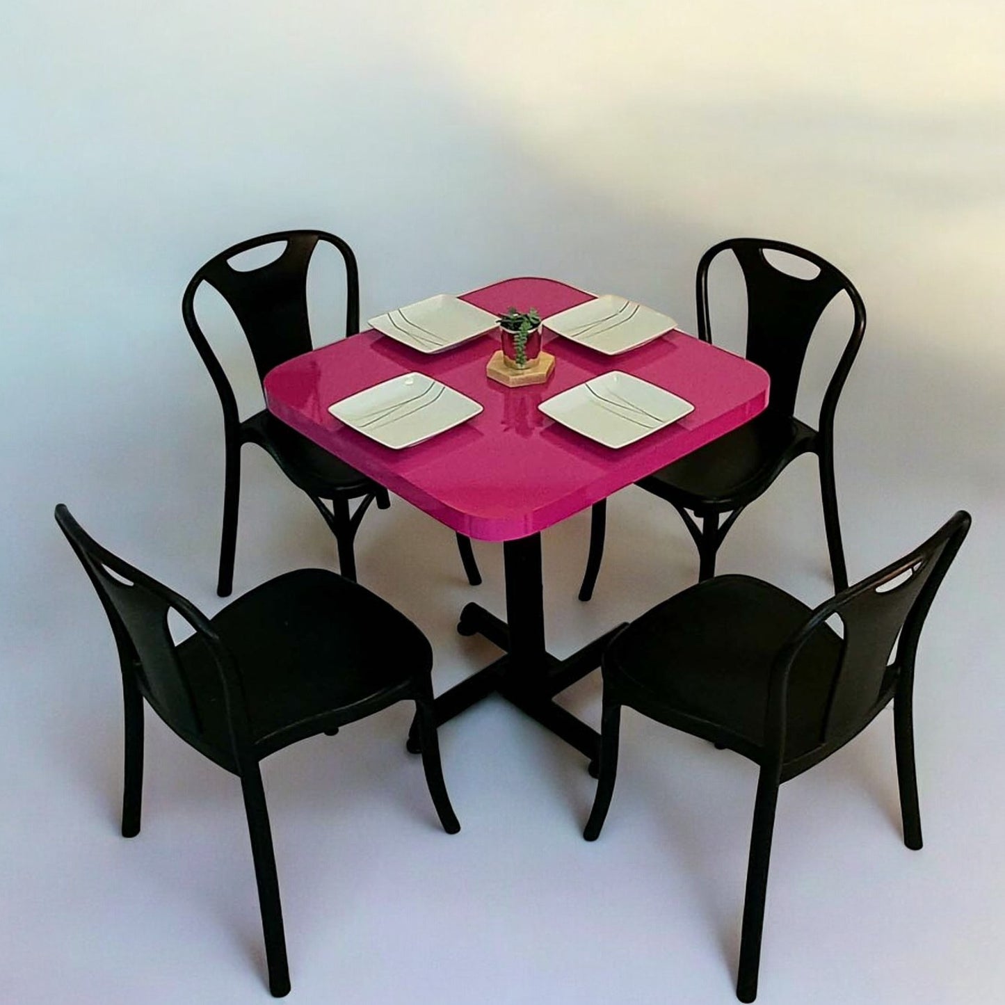Mesa para restaurante Formaica con sillas Sara