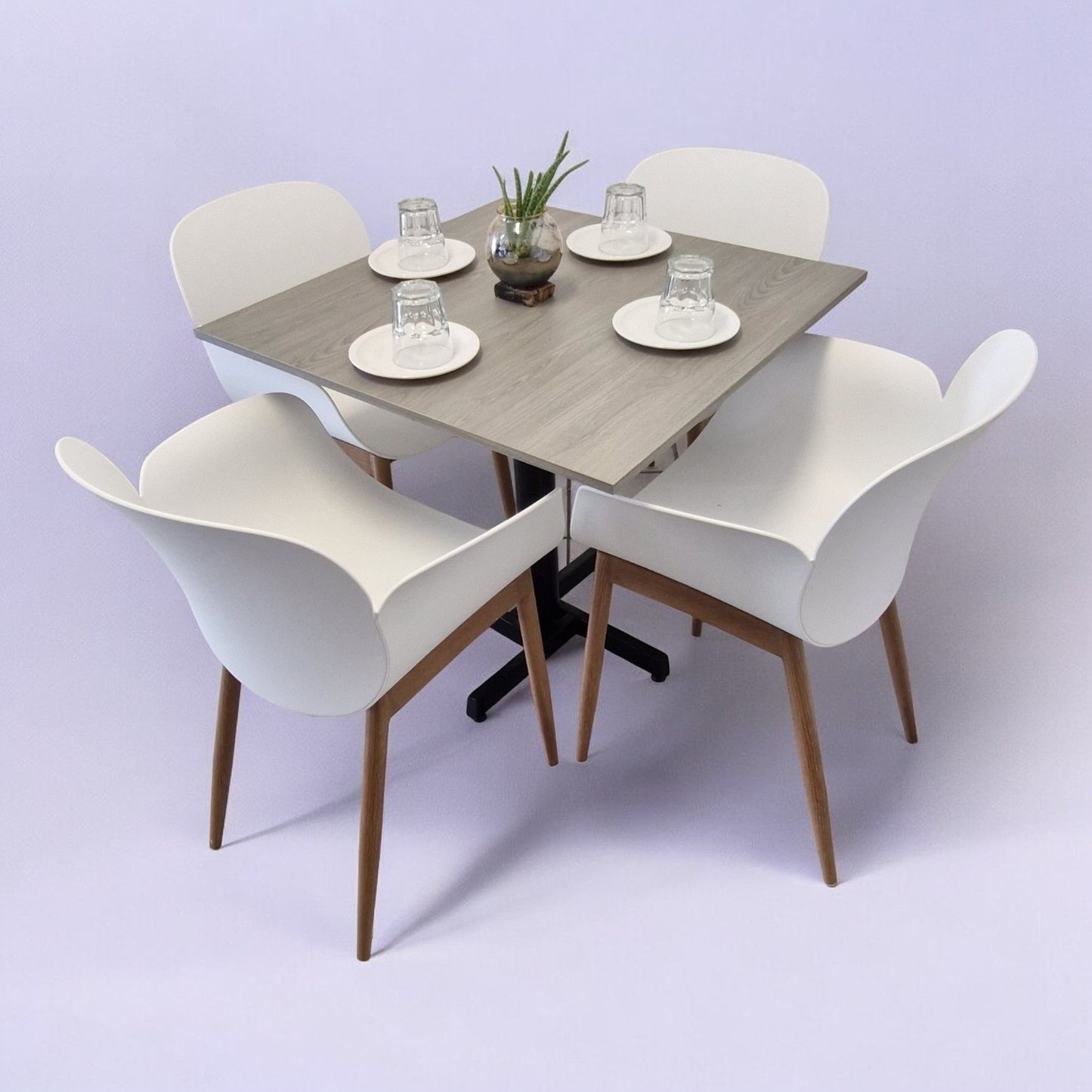 Mesa para restaurante Melanove con sillas Mantova