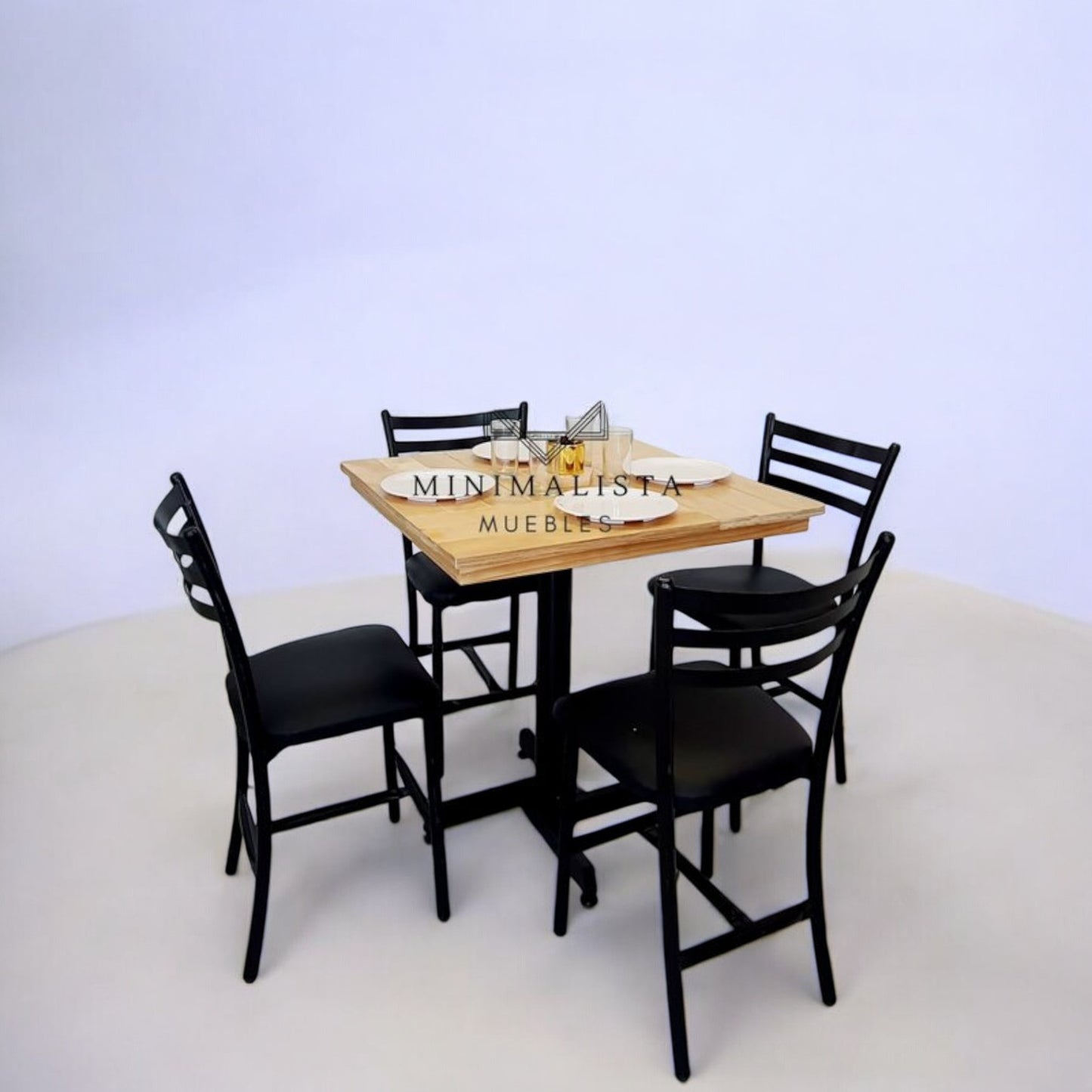 Mesa para restaurante Campestre con sillas Dux