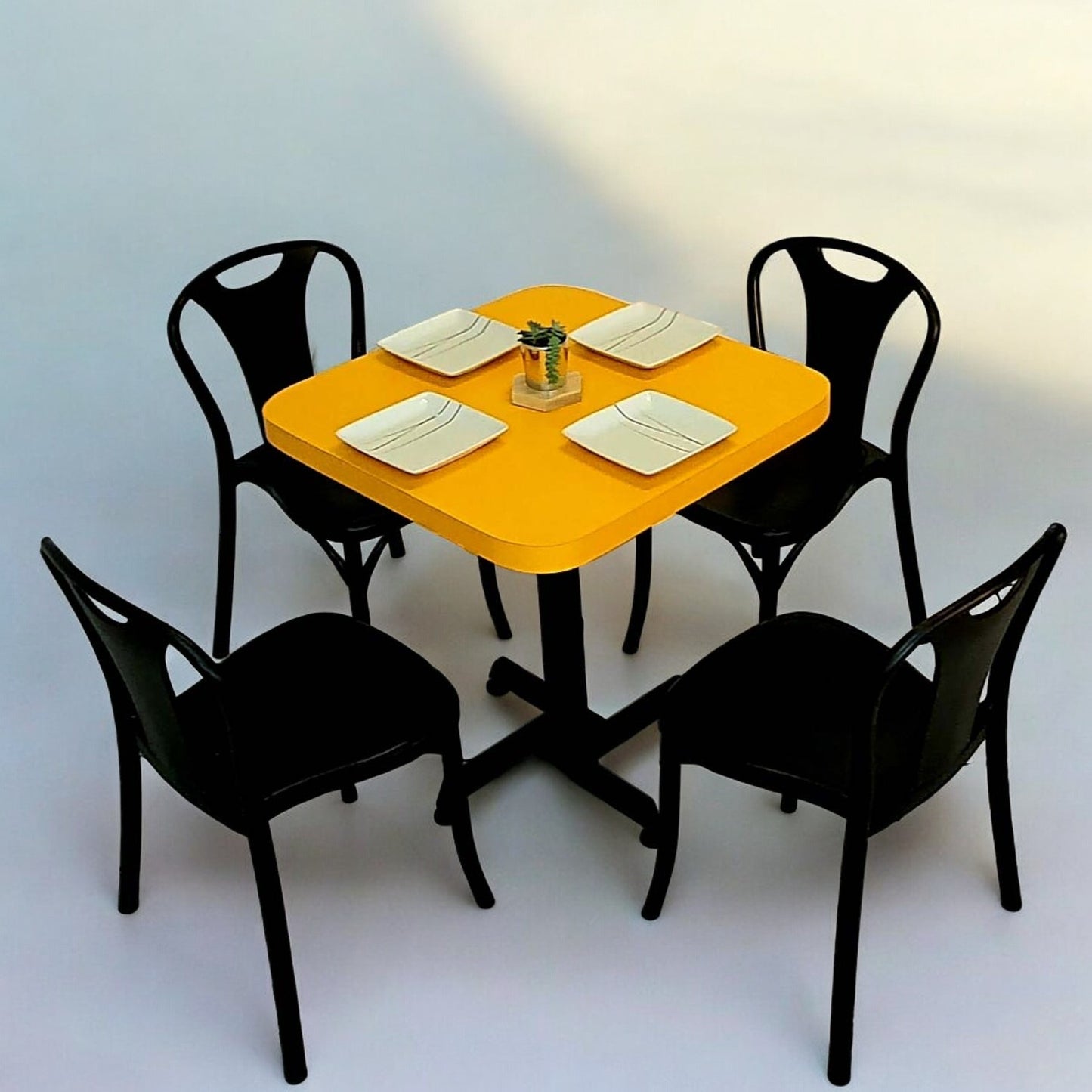 Mesa para restaurante Formaica con sillas Sara