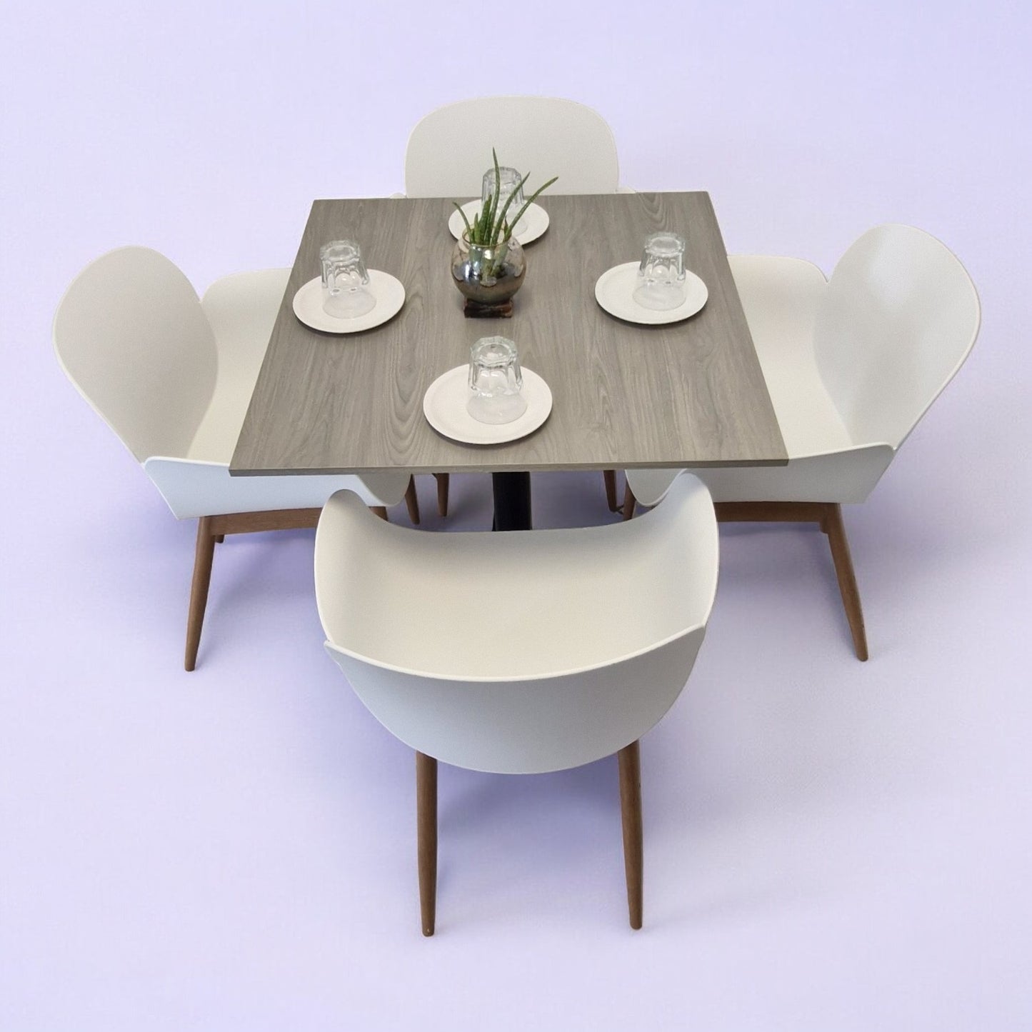 Mesa para restaurante Melanove con sillas Mantova