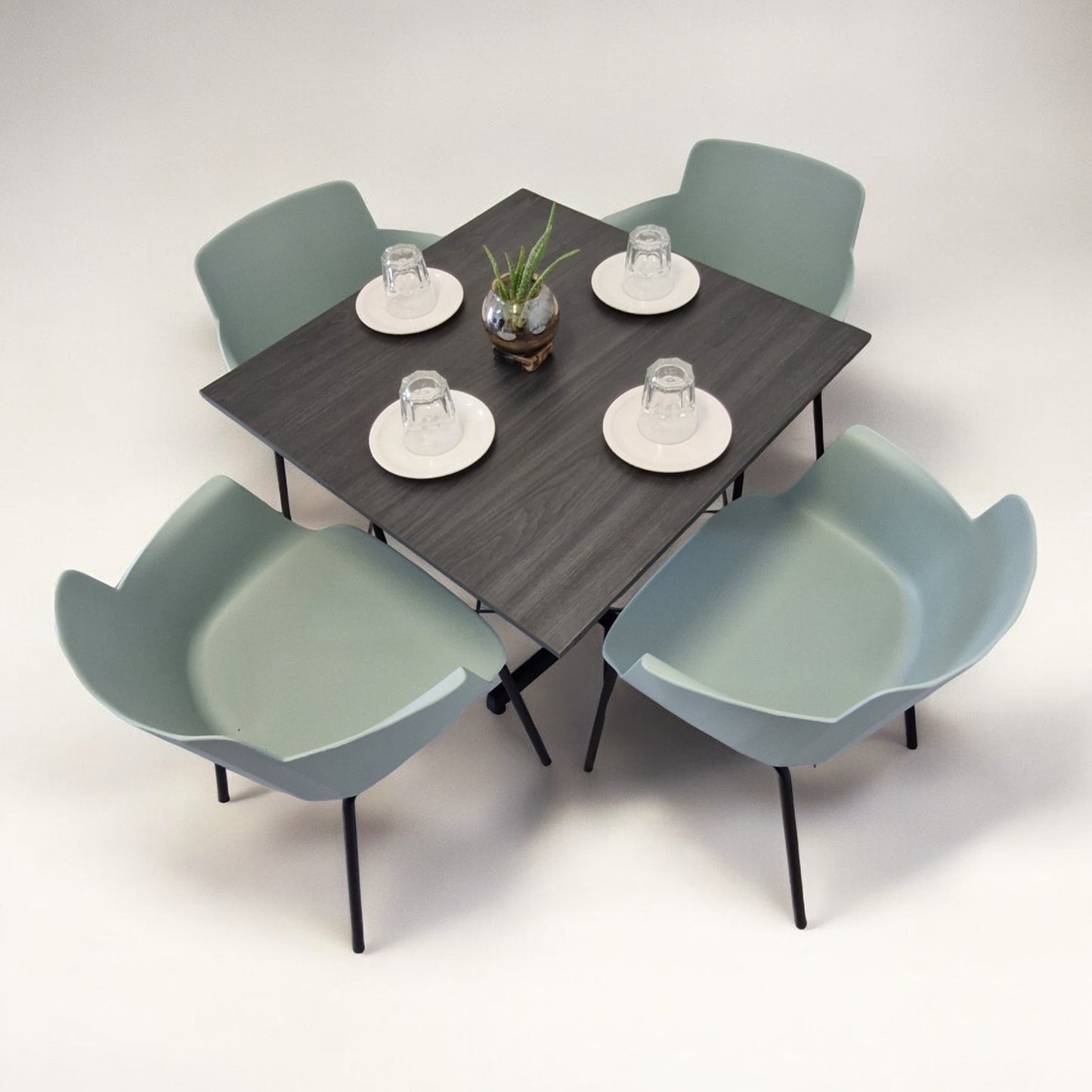 Mesa para restaurnate Melanove con sillas Colombo