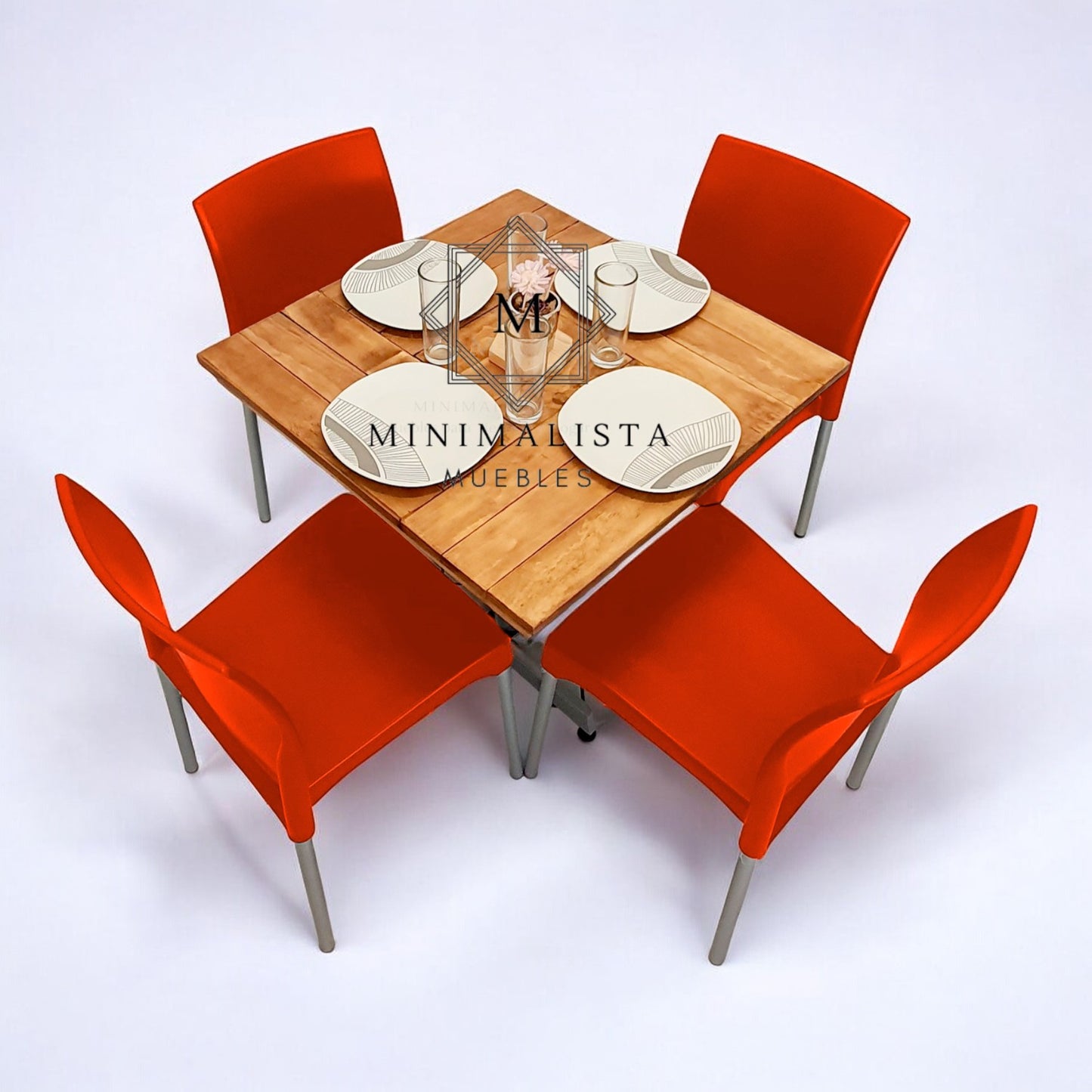 Mesa para restaurante Campestre con sillas Ocean