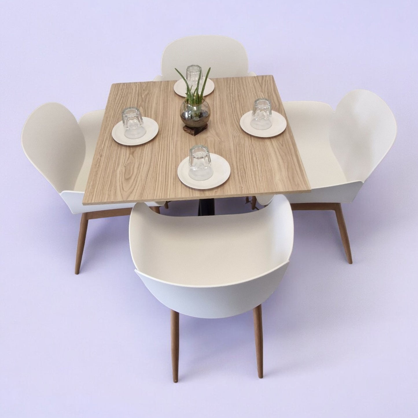 Mesa para restaurante Melanove con sillas Mantova