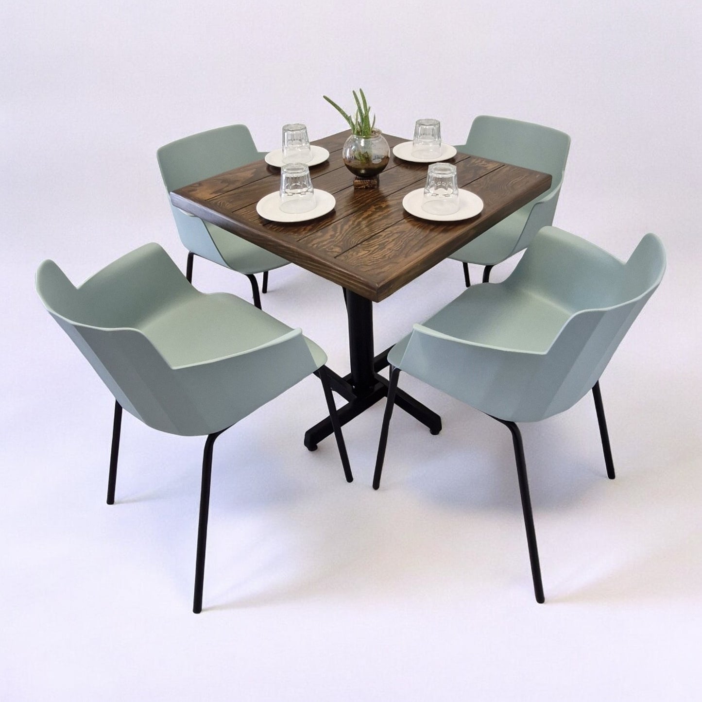 Mesa para restaurnate Vintage con sillas Colombo