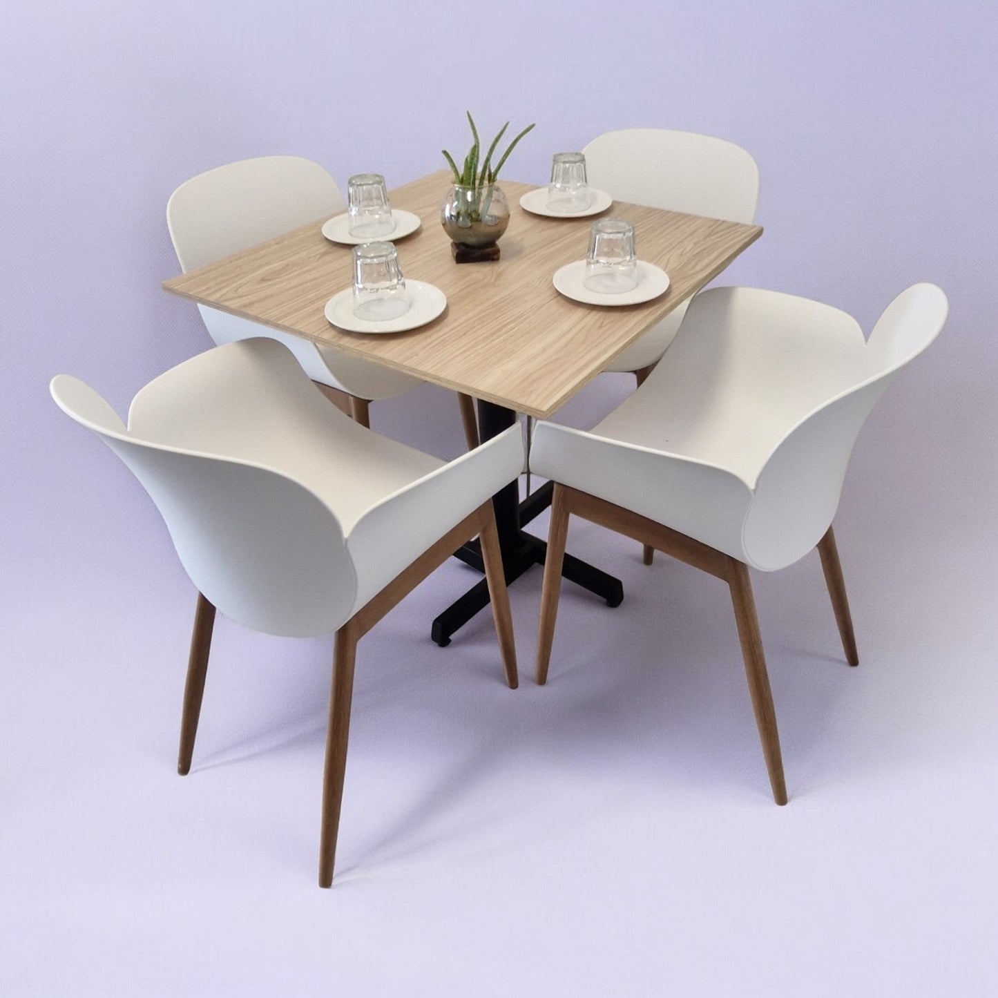 Mesa para restaurante Melanove con sillas Mantova