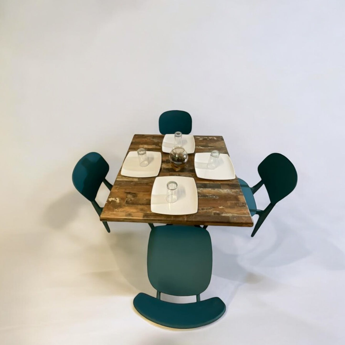 Mesa para restaurante Indus Estrati 80 con sillas Velar