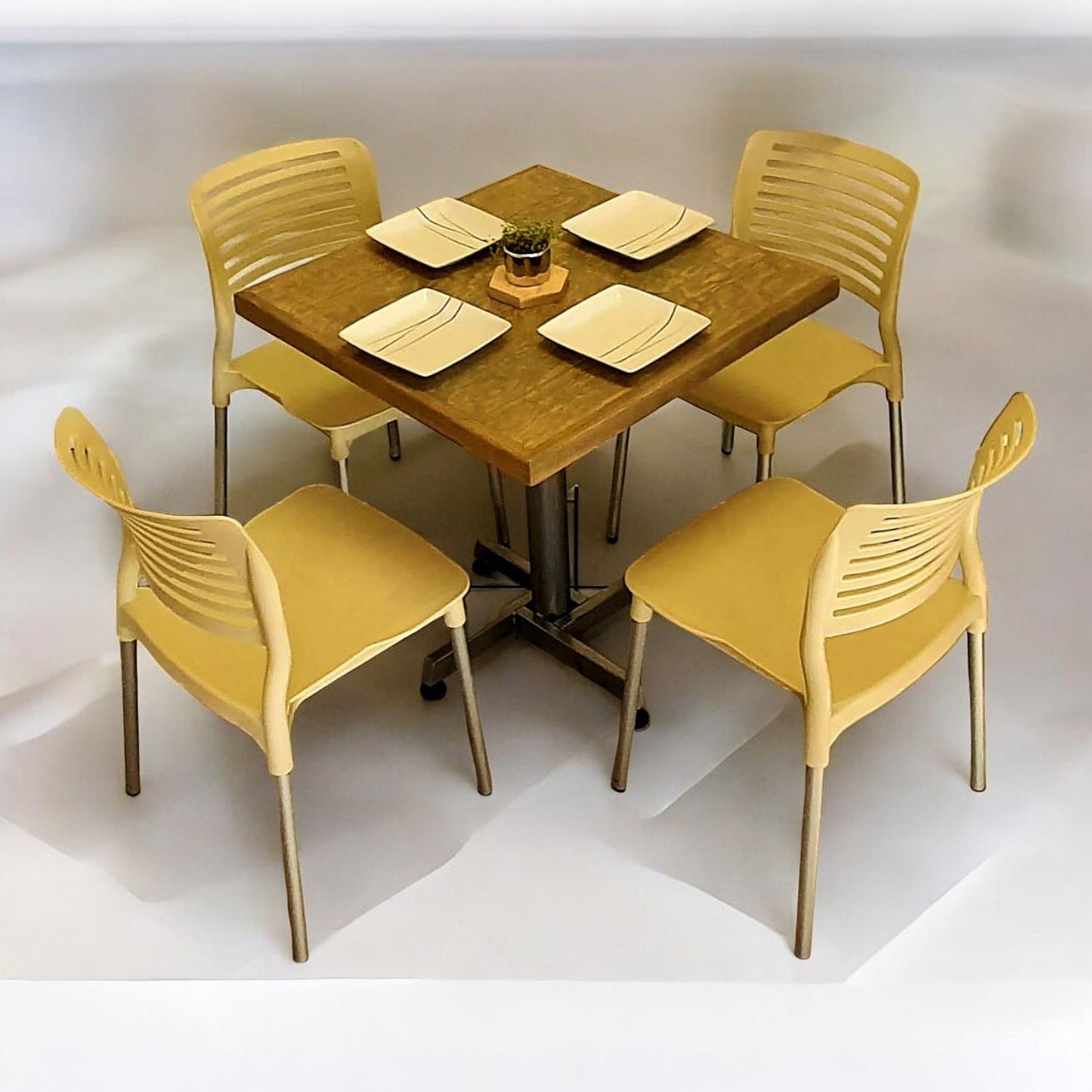 Mesa para restaurante Vintage con sillas Vhania