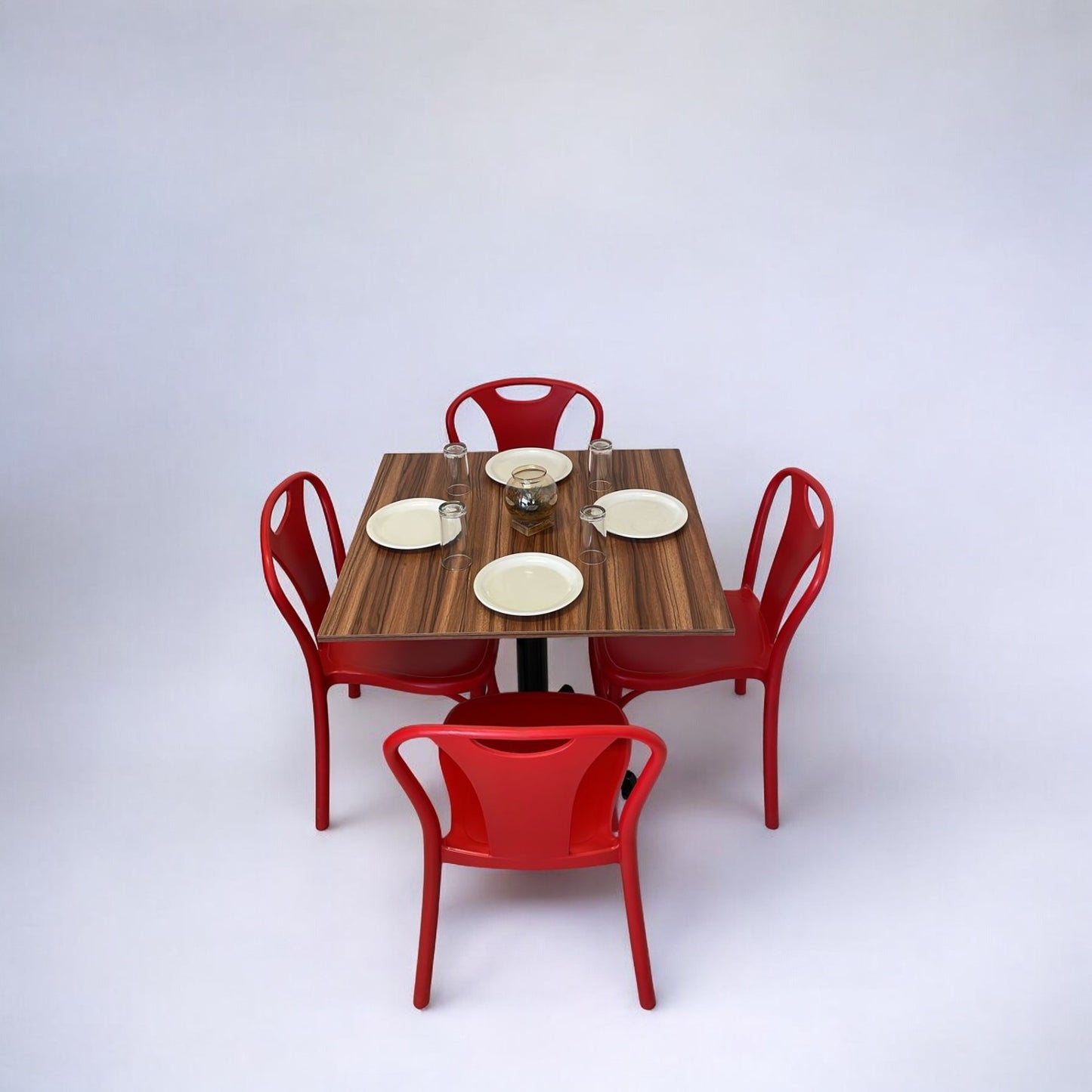 Mesa para restaurante Melanove con sillas Sara