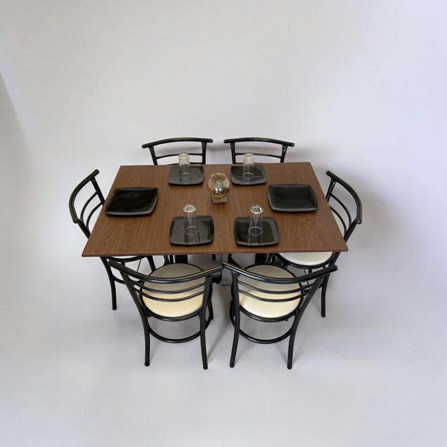 Mesa para restaurante Melanove con sillas Chabely
