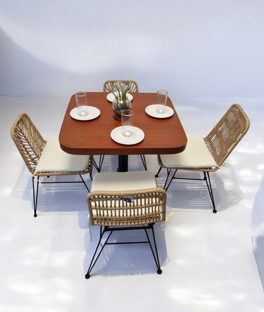 Mesa Para Restaurante De Formaica con Sillas Tobago