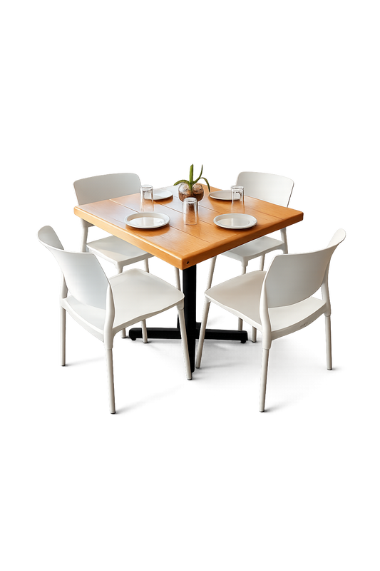 Mesa para restaurante Vintage con sillas Frida