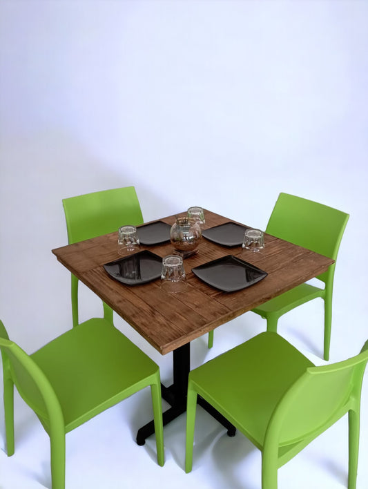 Mesa para restaurante Campestre con sillas Sensilla