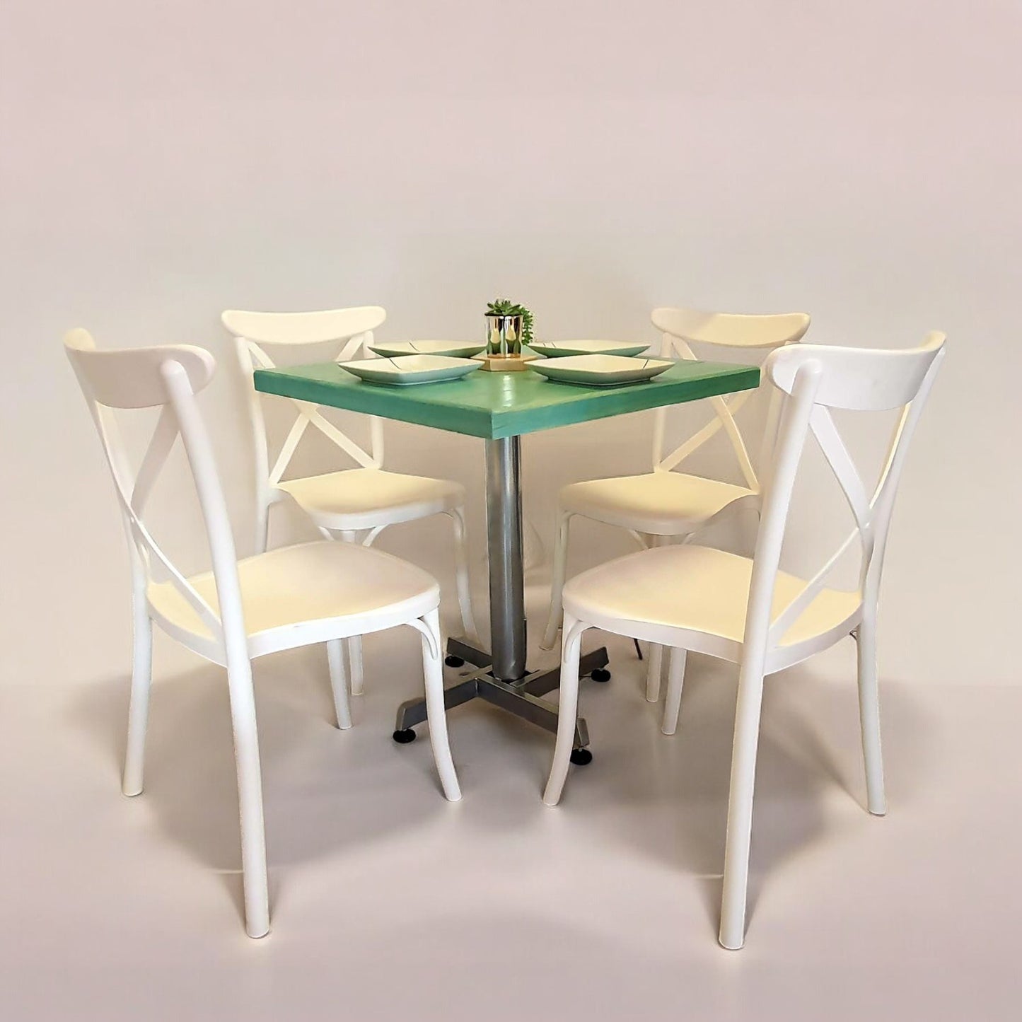 Mesa para restaurante Vintage con sillas Diana