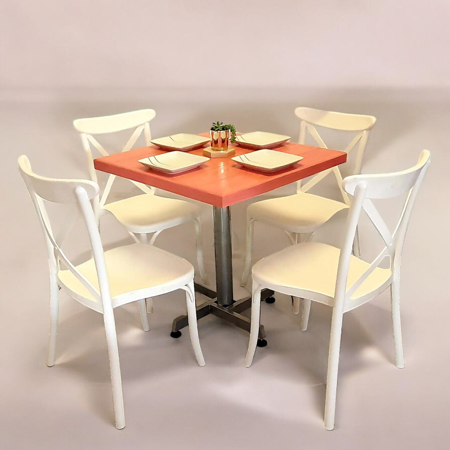 Mesa para restaurante Vintage con sillas Diana