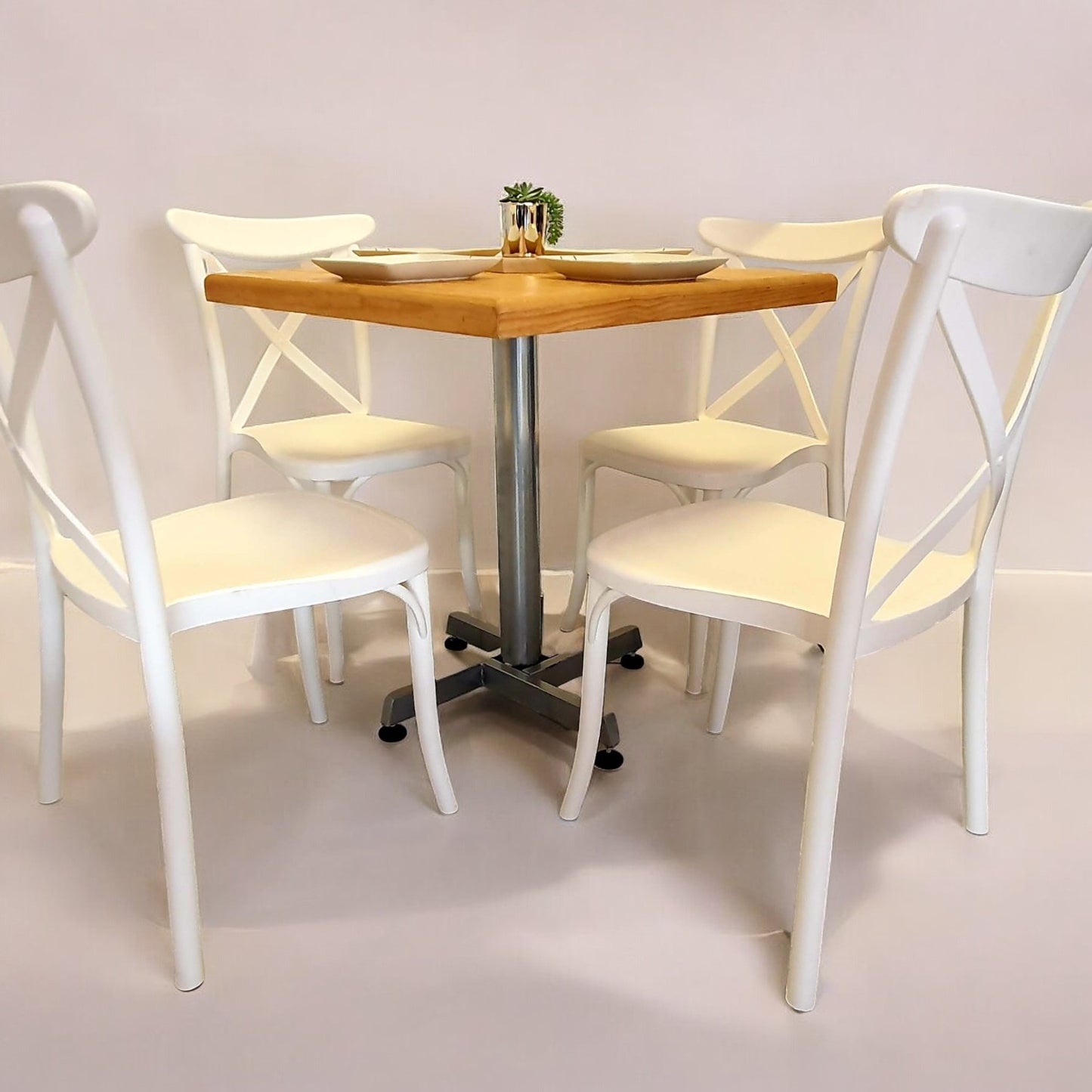 Mesa para restaurante Vintage con sillas Diana