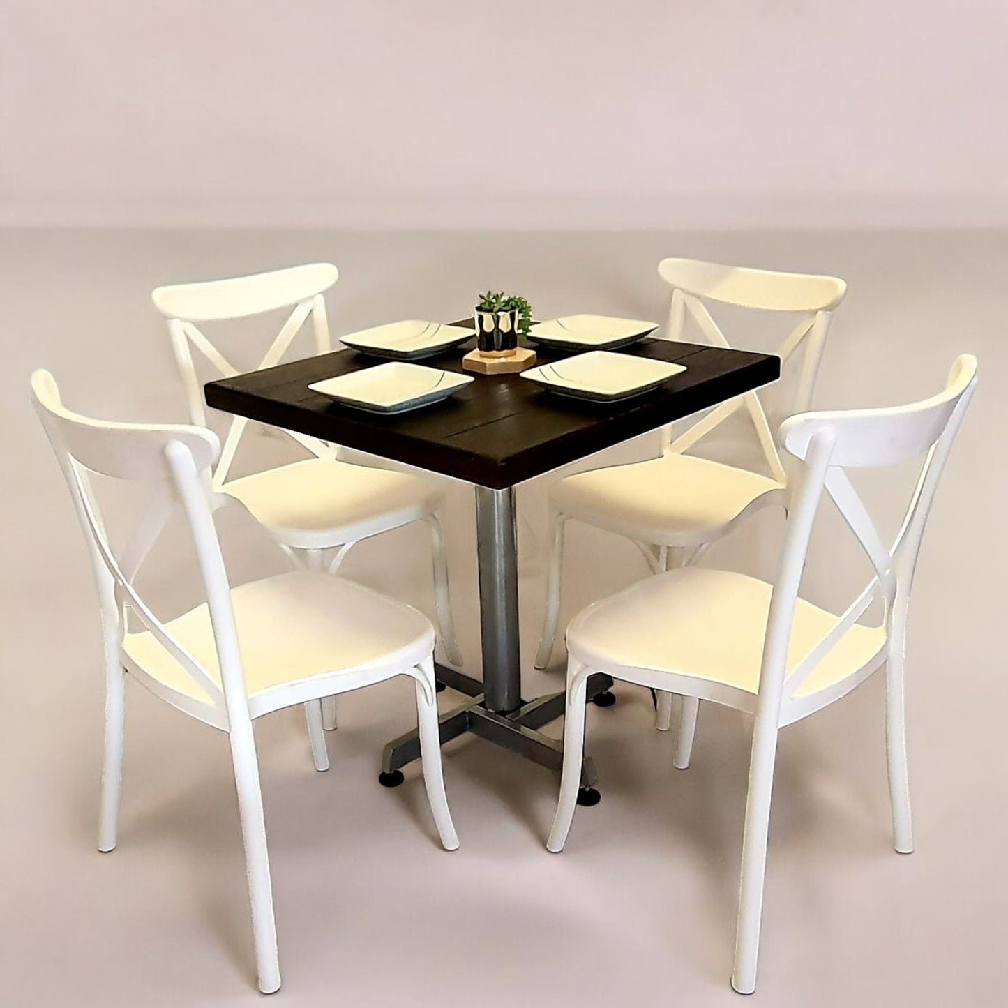 Mesa para restaurante Vintage con sillas Diana
